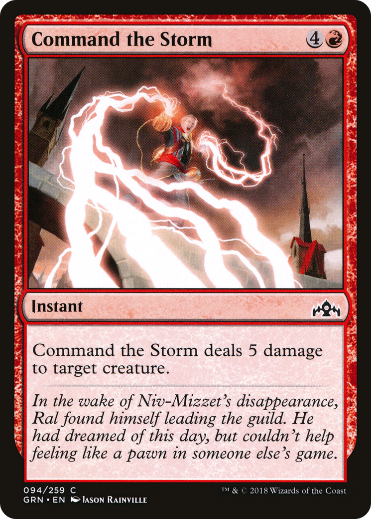 Command the Storm — Guilds of Ravnica — Magic: The Gathering