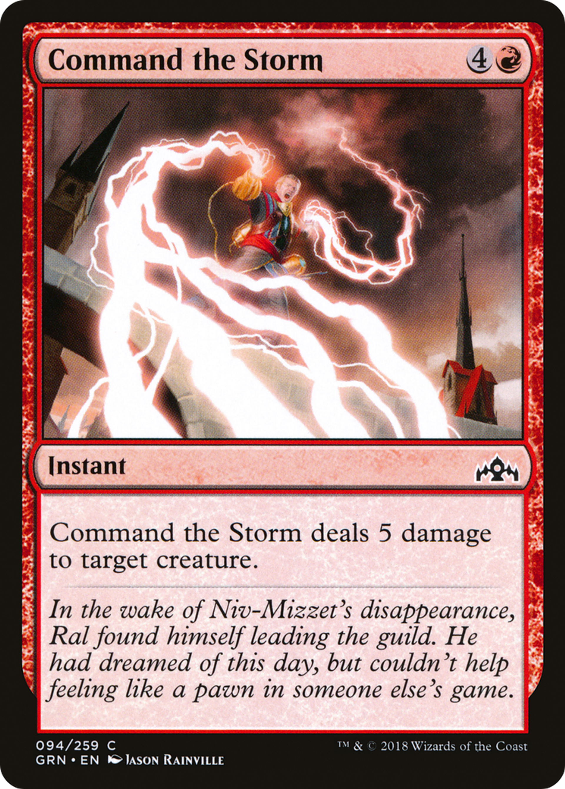 Commander à la tempête — Guilds of Ravnica — Magic: The Gathering