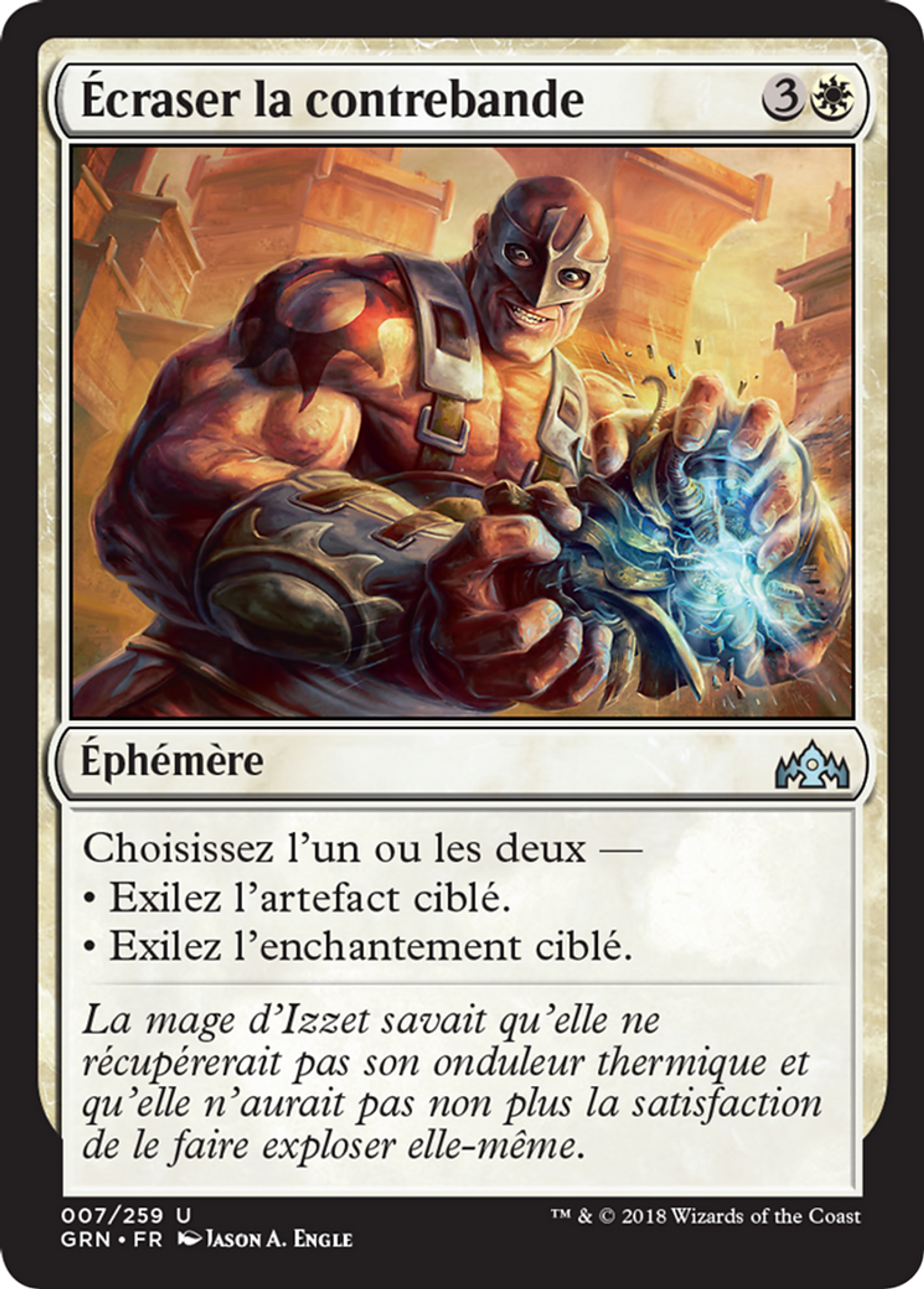 Écraser la contrebande — Guilds of Ravnica — Magic: The Gathering
