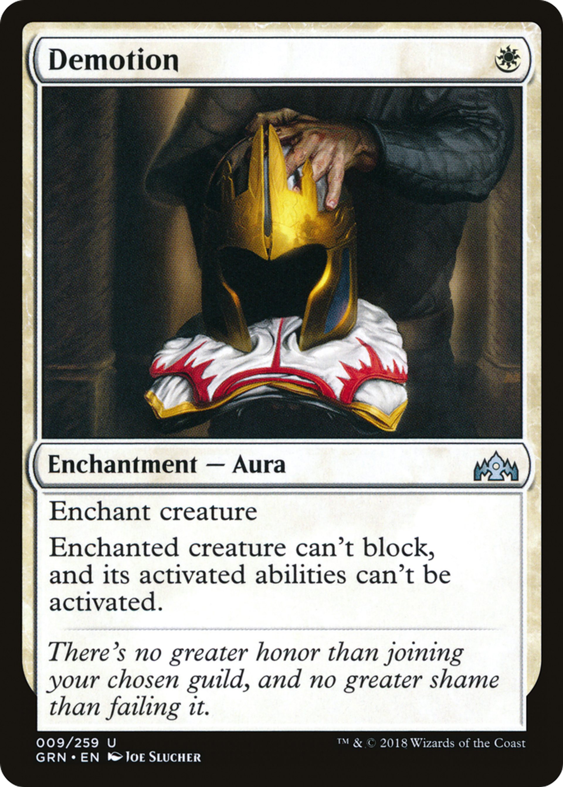 Démotion — Guilds of Ravnica — Magic: The Gathering