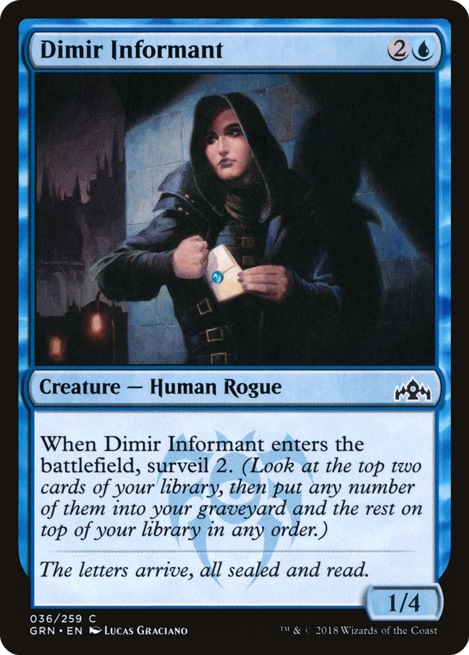 Affidée de Dimir — Guilds of Ravnica — Magic: The Gathering
