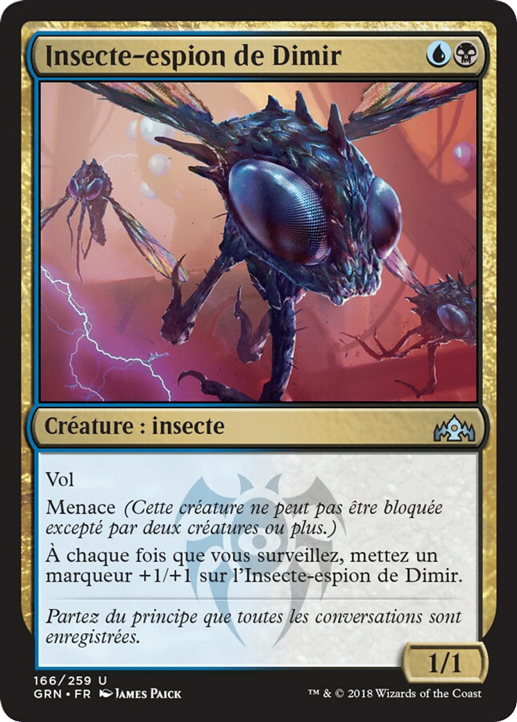 Insecte-espion de Dimir — Guilds of Ravnica — Magic: The Gathering