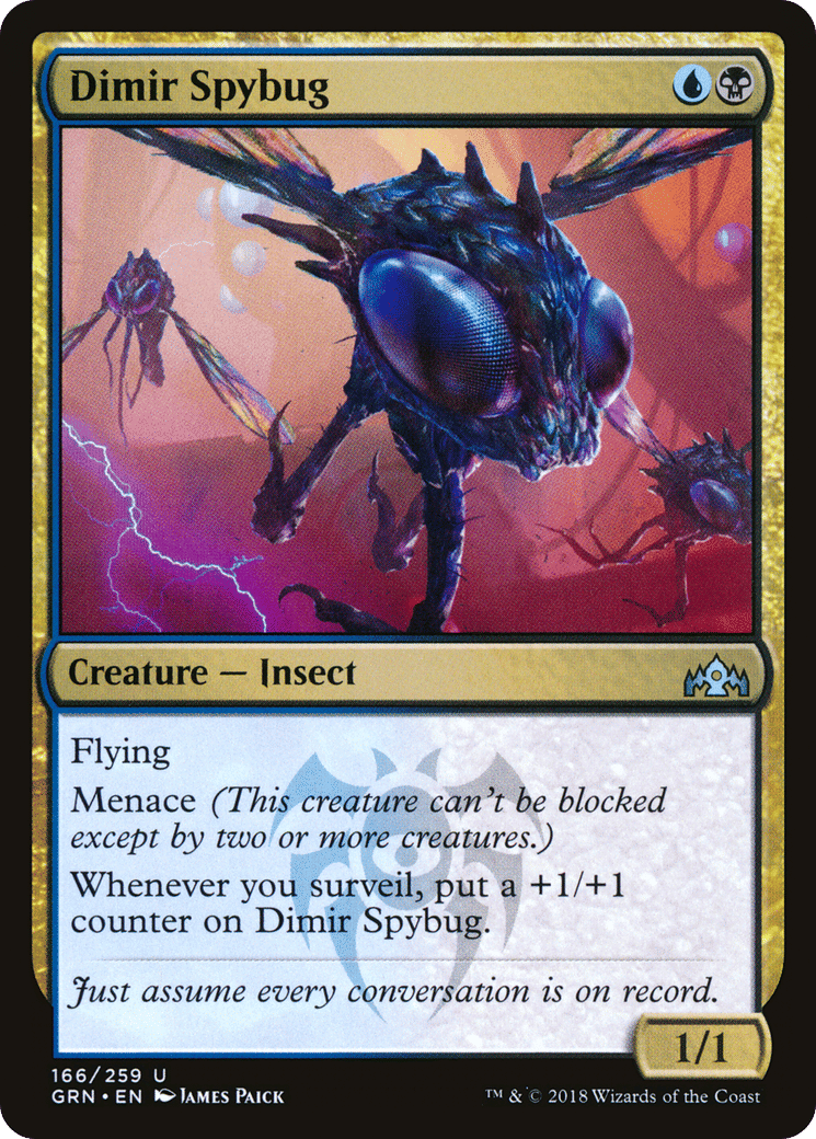 Dimir Spybug — Guilds of Ravnica — Magic: The Gathering