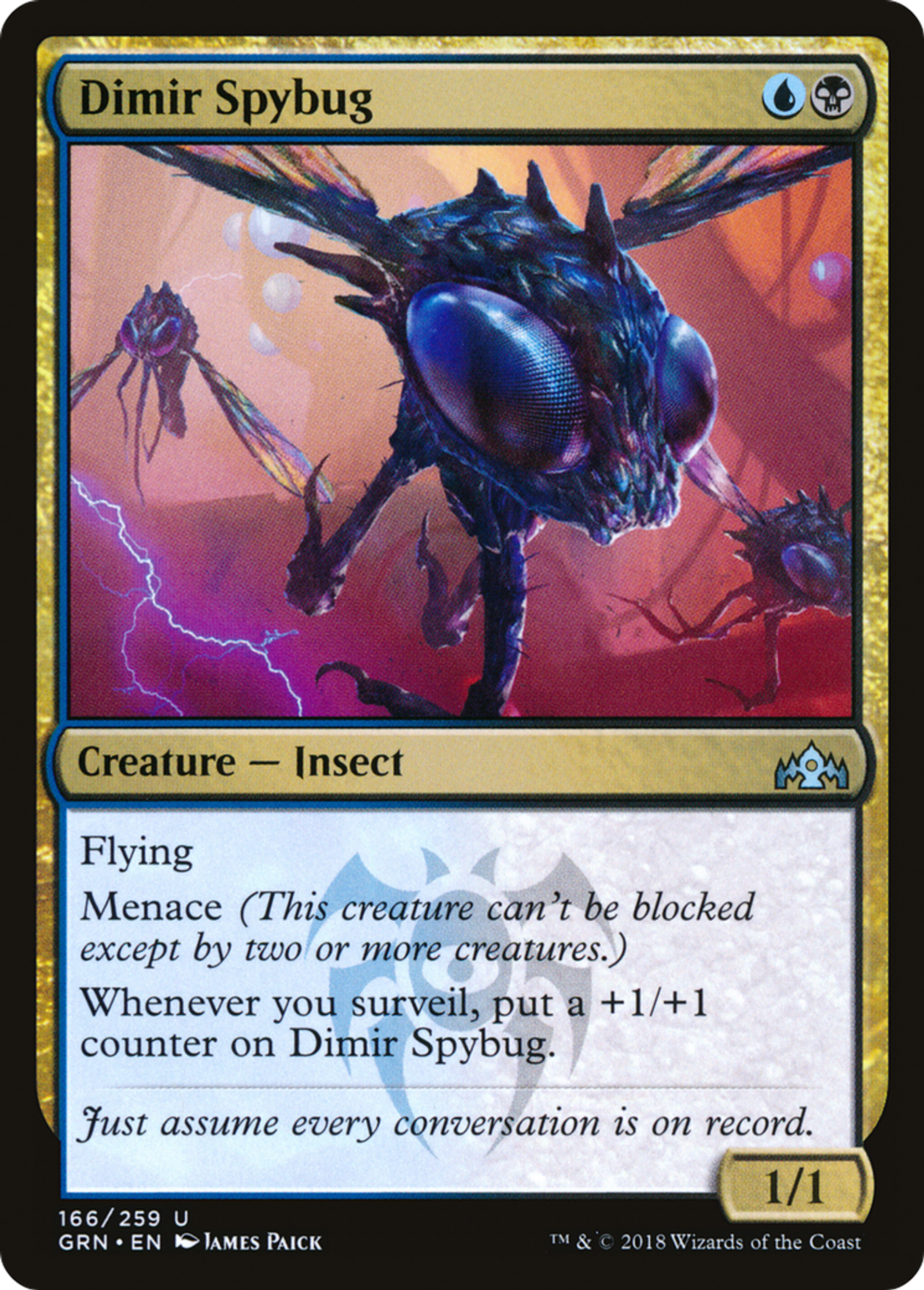 Insecte-espion de Dimir — Guilds of Ravnica — Magic: The Gathering