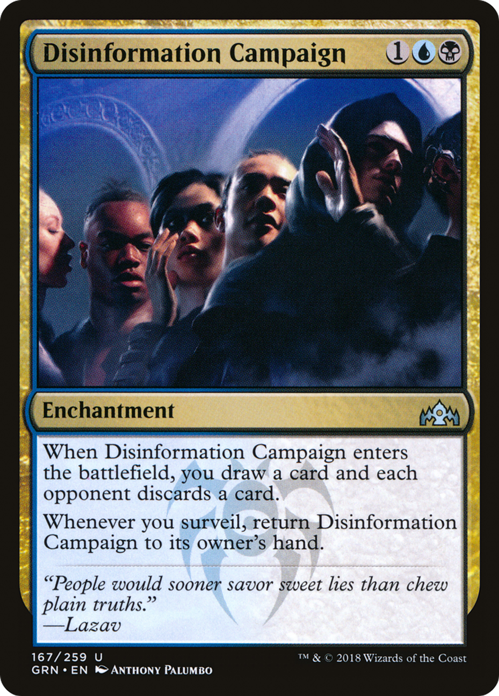 Campagne de désinformation — Guilds of Ravnica — Magic: The Gathering