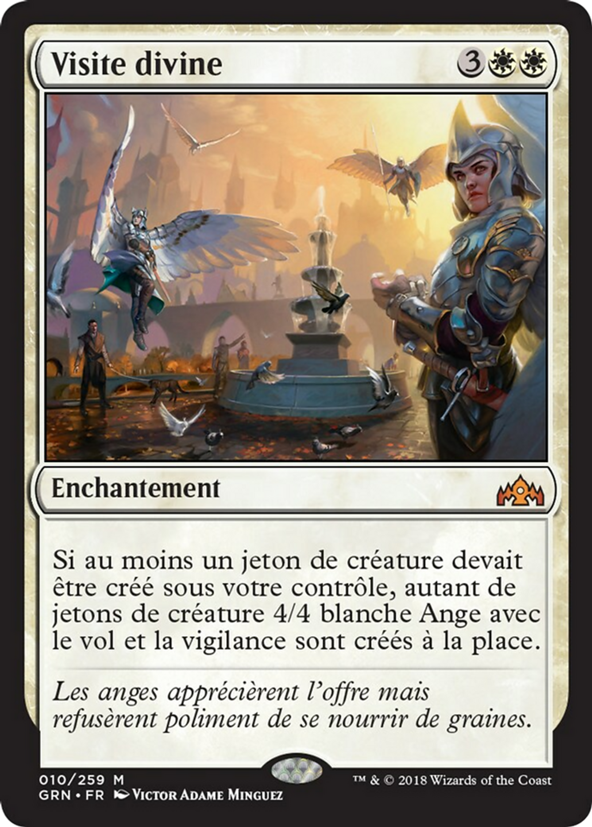 Visite divine — Guilds of Ravnica — Magic: The Gathering