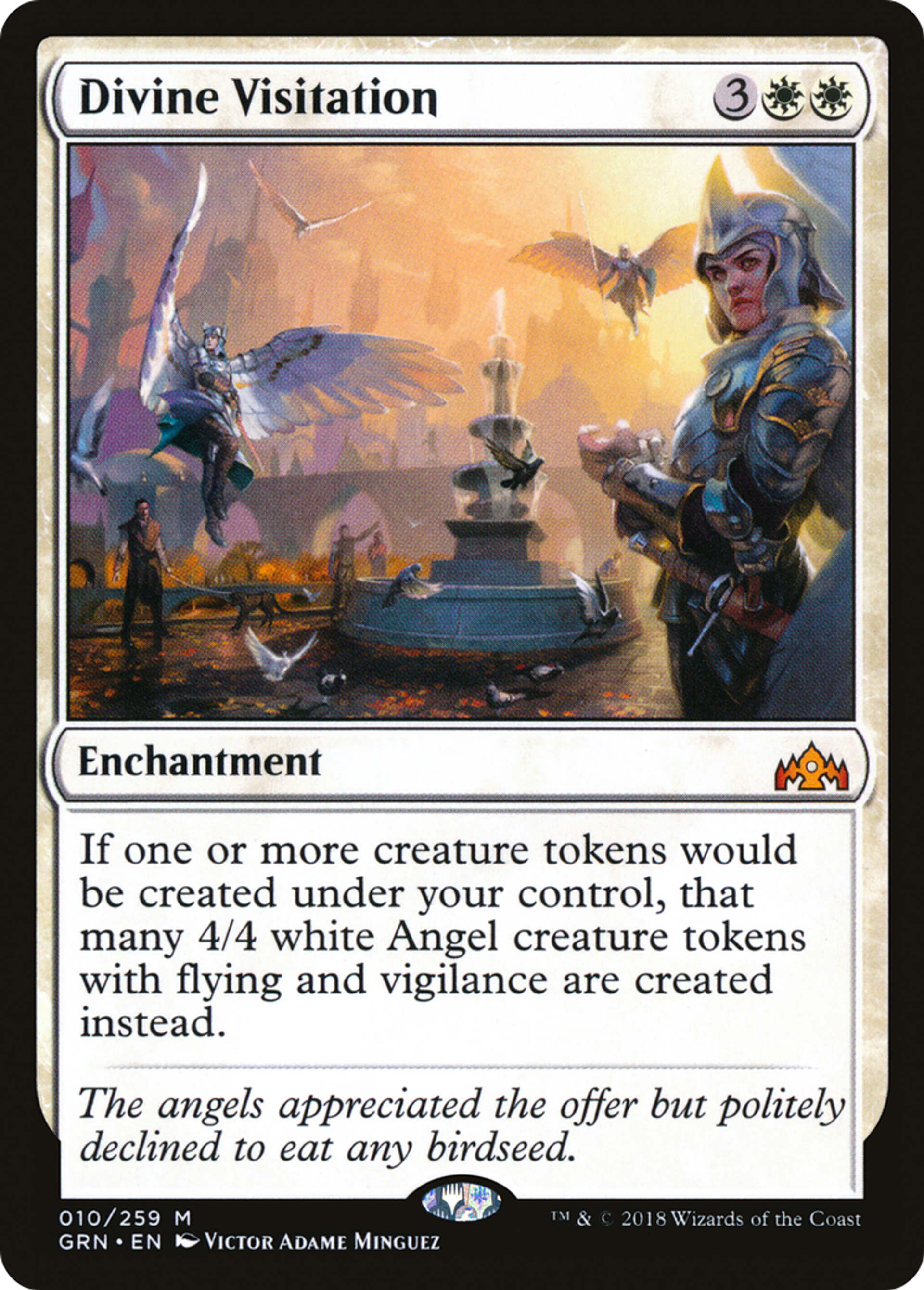 Visite divine — Guilds of Ravnica — Magic: The Gathering