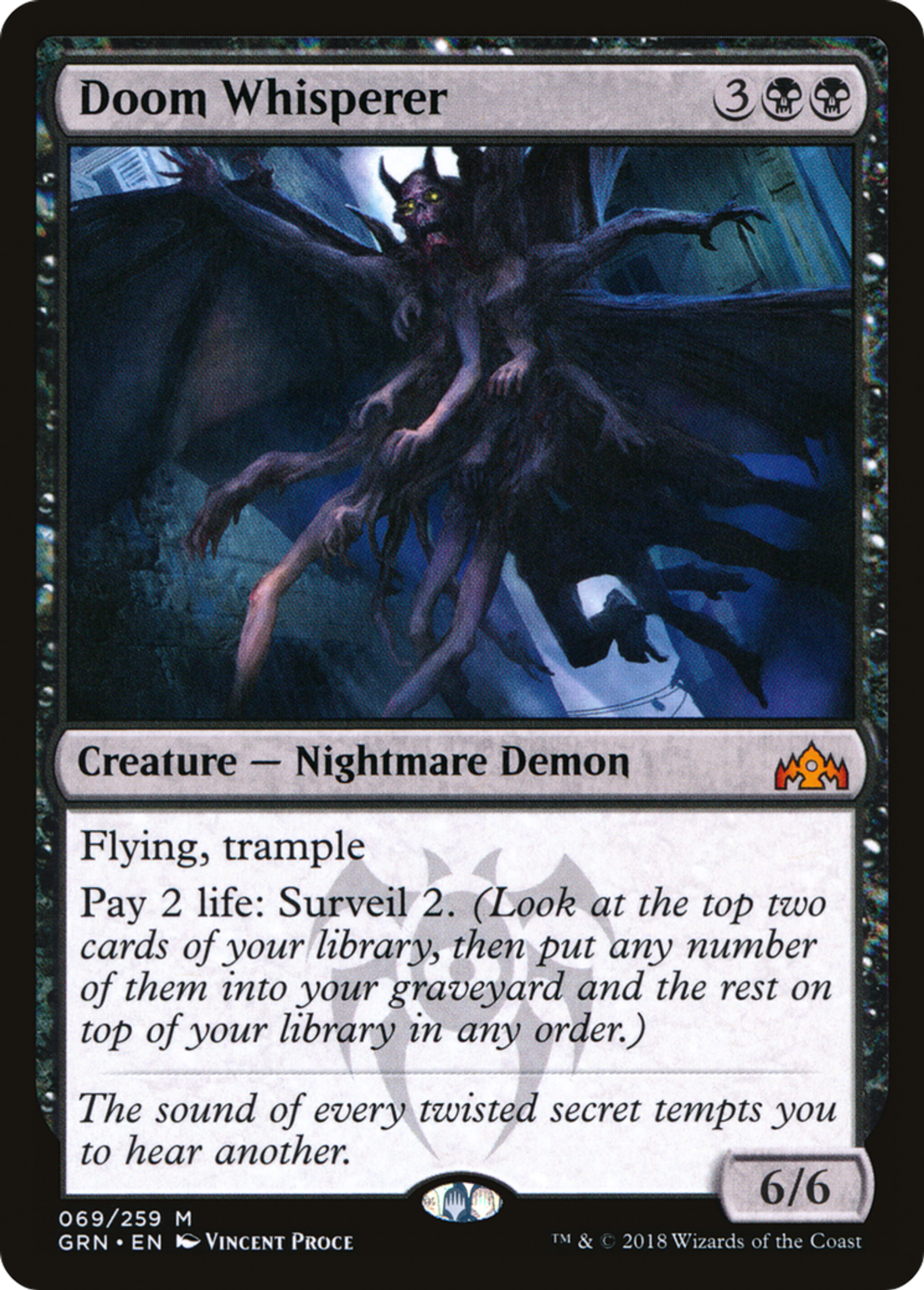 Chuchoteur de mort — Guilds of Ravnica — Magic: The Gathering