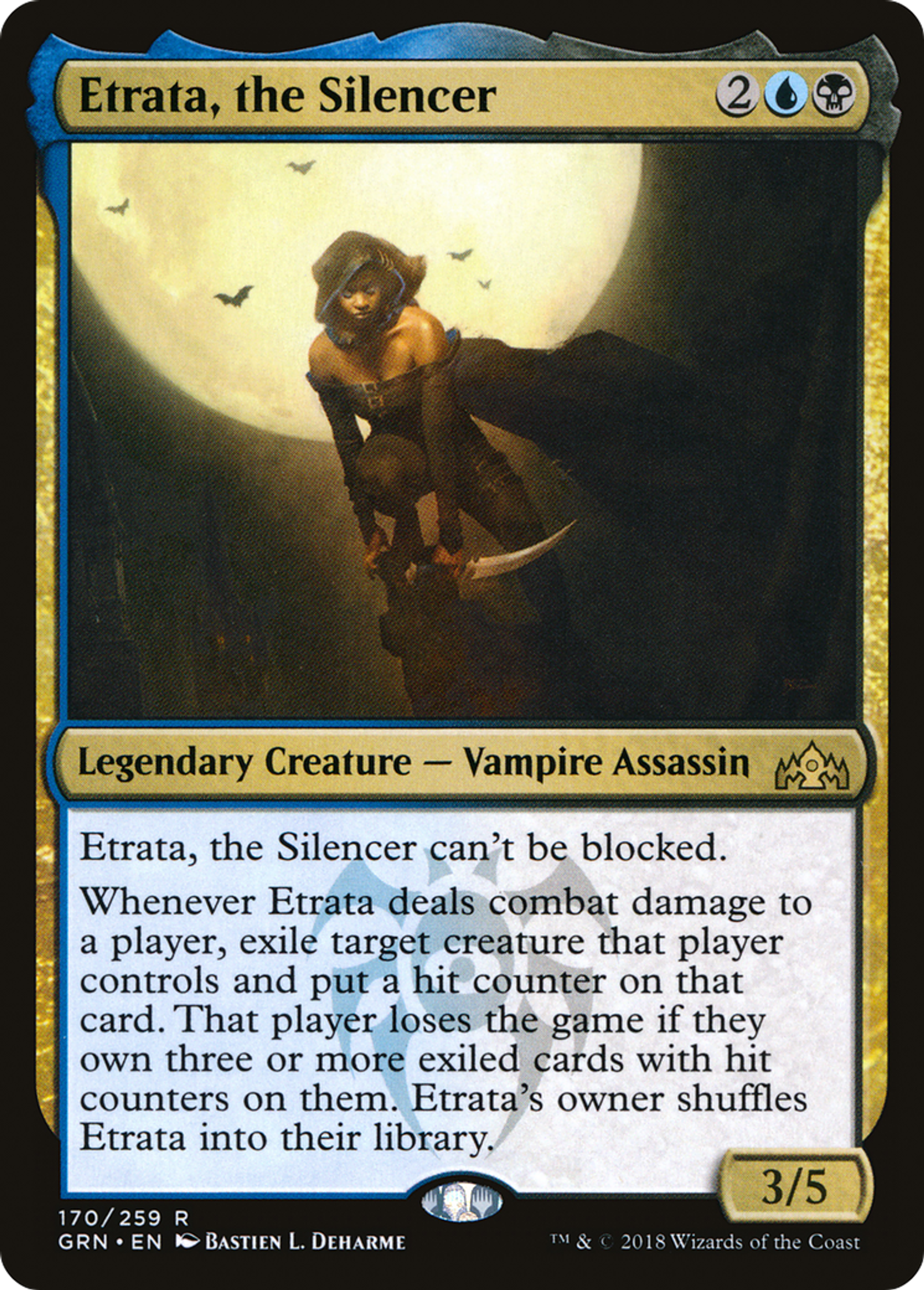 Etrata, la silencieuse — Guilds of Ravnica — Magic: The Gathering