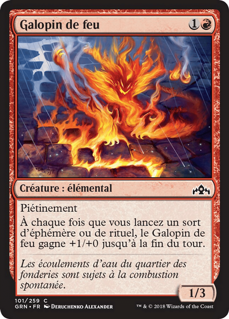 Galopin de feu — Guilds of Ravnica — Magic: The Gathering