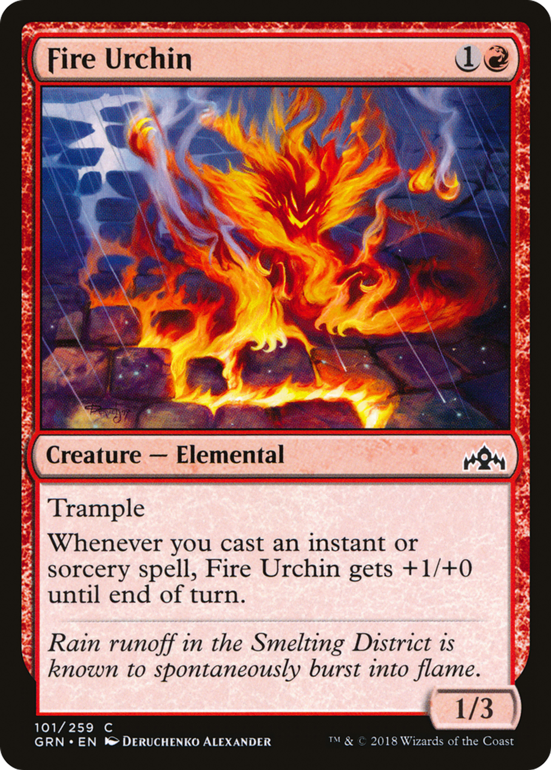 Galopin de feu — Guilds of Ravnica — Magic: The Gathering