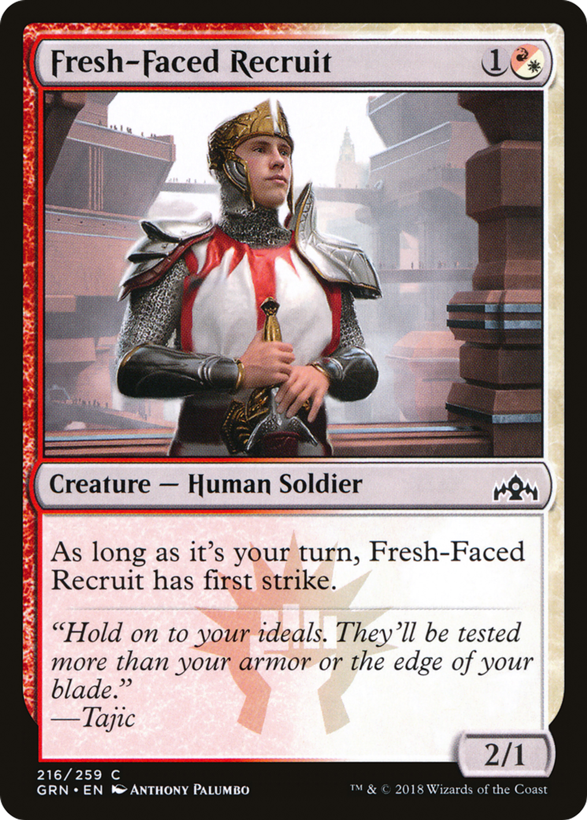 Recrue au teint frais — Guilds of Ravnica — Magic: The Gathering
