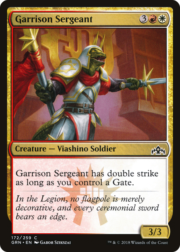 Garrison Sergeant — Guilds of Ravnica — Magic: The Gathering