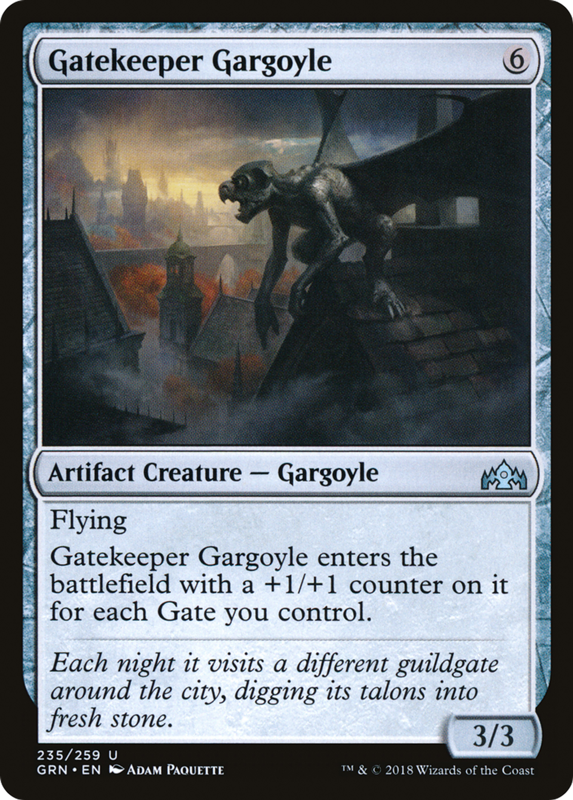 Gargouille gardienne de la porte — Guilds of Ravnica — Magic: The Gathering