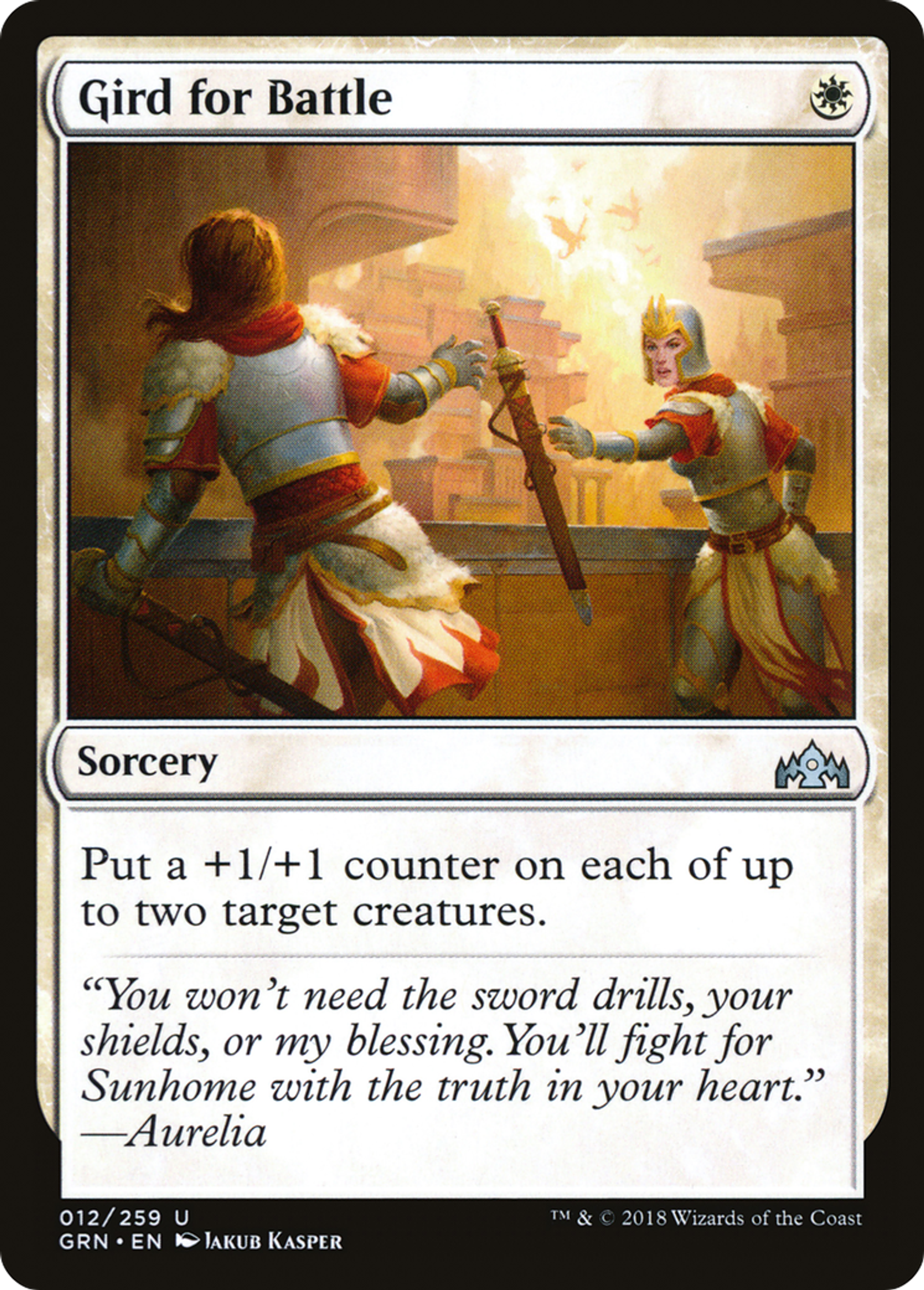 Se préparer pour le combat — Guilds of Ravnica — Magic: The Gathering