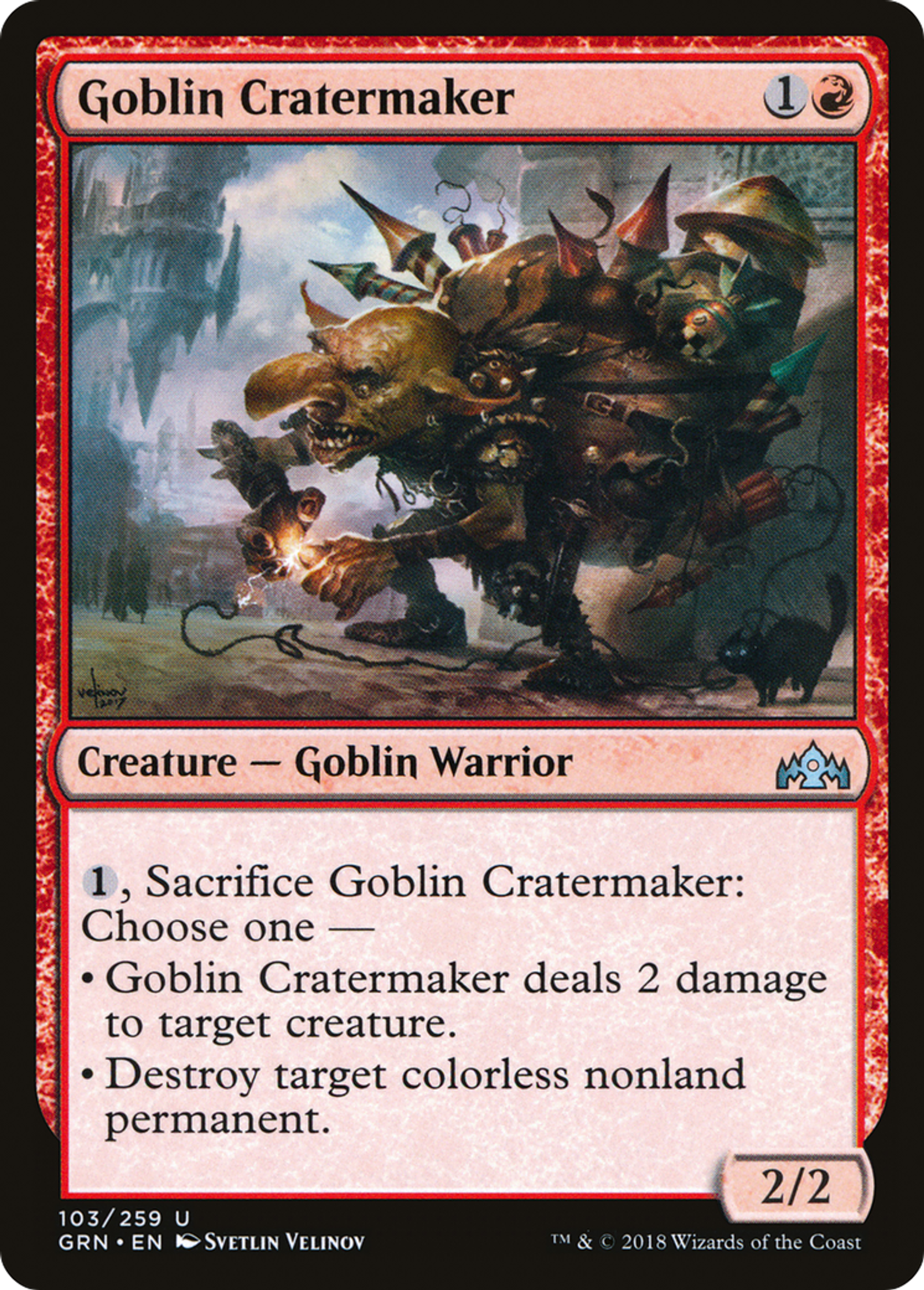 Cratérier gobelin — Guilds of Ravnica — Magic: The Gathering