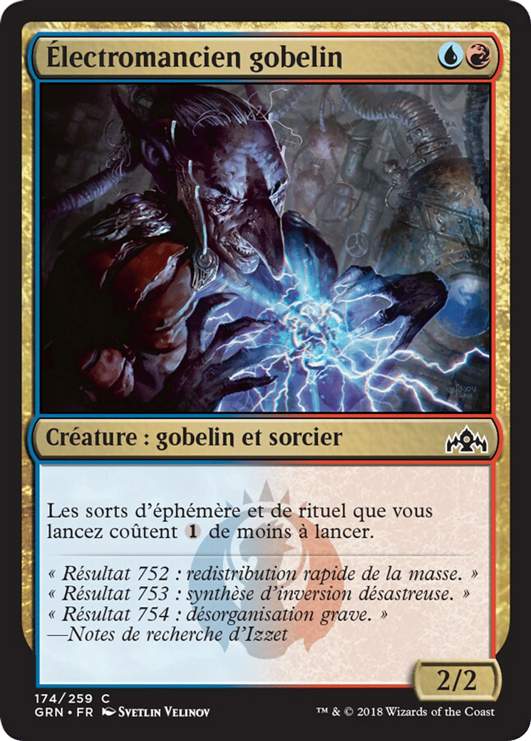 Électromancien gobelin — Guilds of Ravnica — Magic: The Gathering