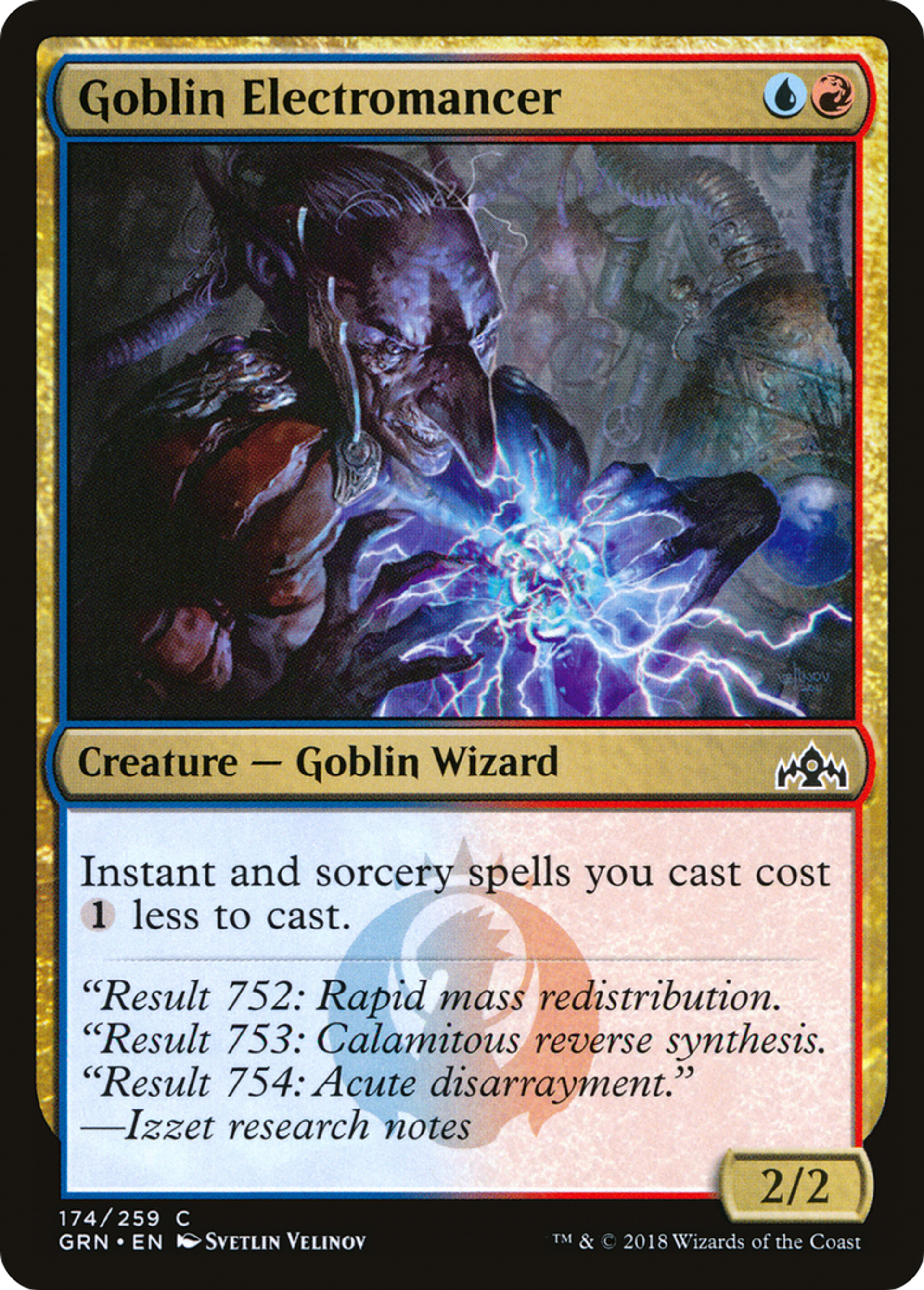 Électromancien gobelin — Guilds of Ravnica — Magic: The Gathering