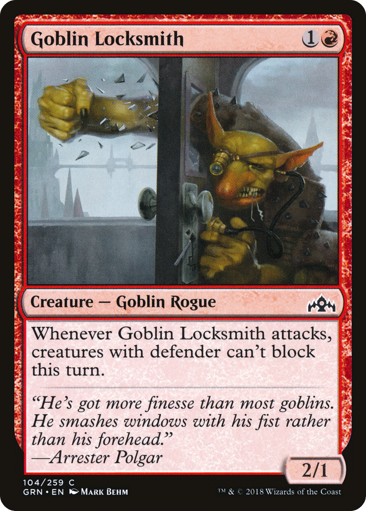 Goblin Locksmith — Guilds of Ravnica — Magic: The Gathering