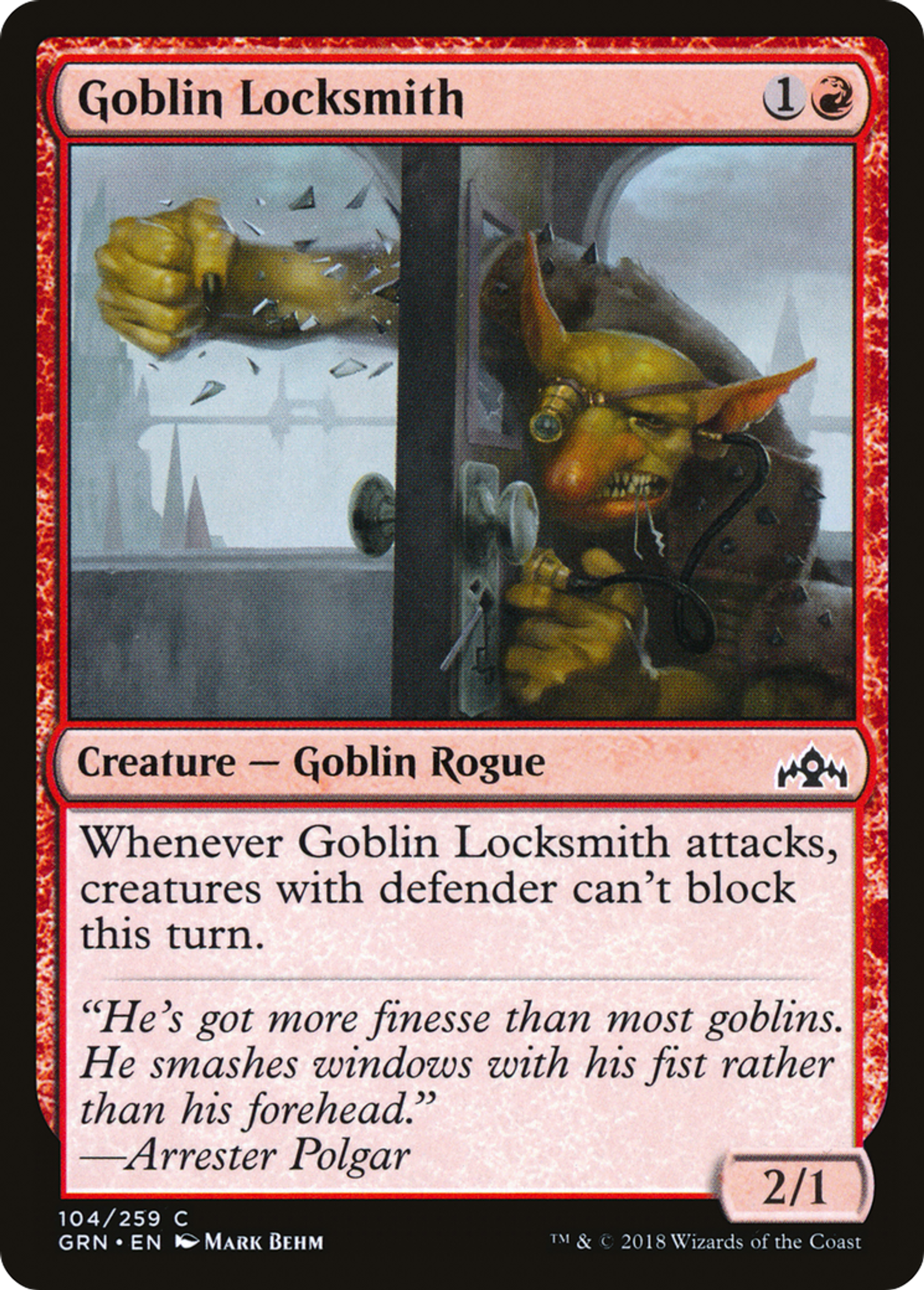 Serrurier gobelin — Guilds of Ravnica — Magic: The Gathering