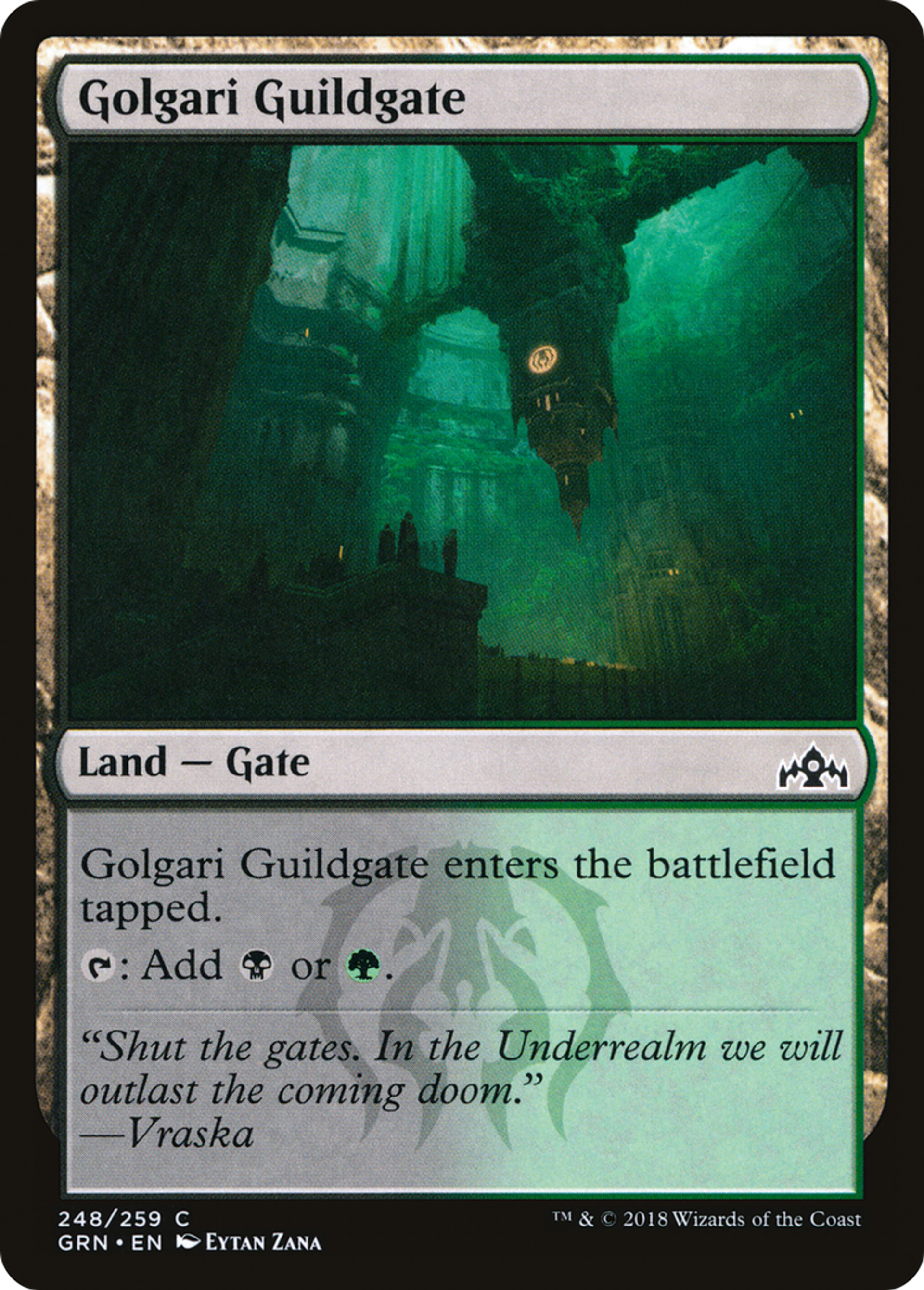 Porte de la guilde de Golgari — Guilds of Ravnica — Magic: The Gathering