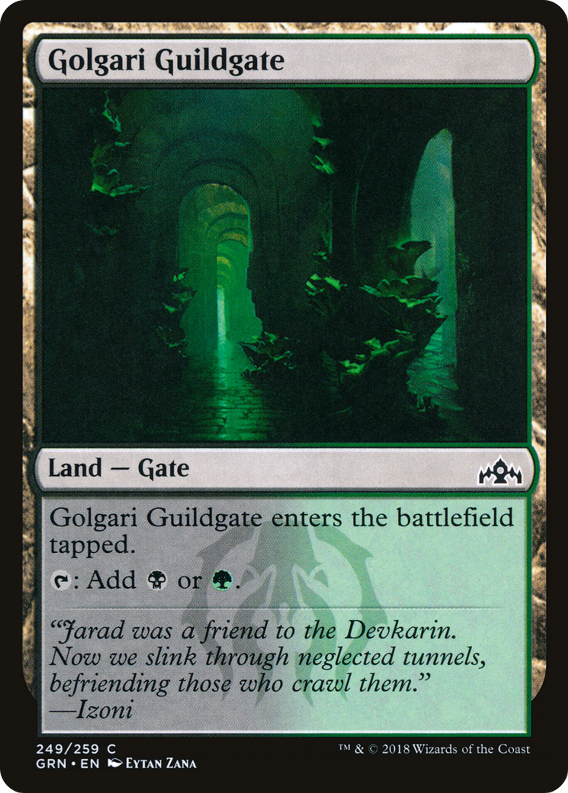 Porte de la guilde de Golgari — Guilds of Ravnica — Magic: The Gathering
