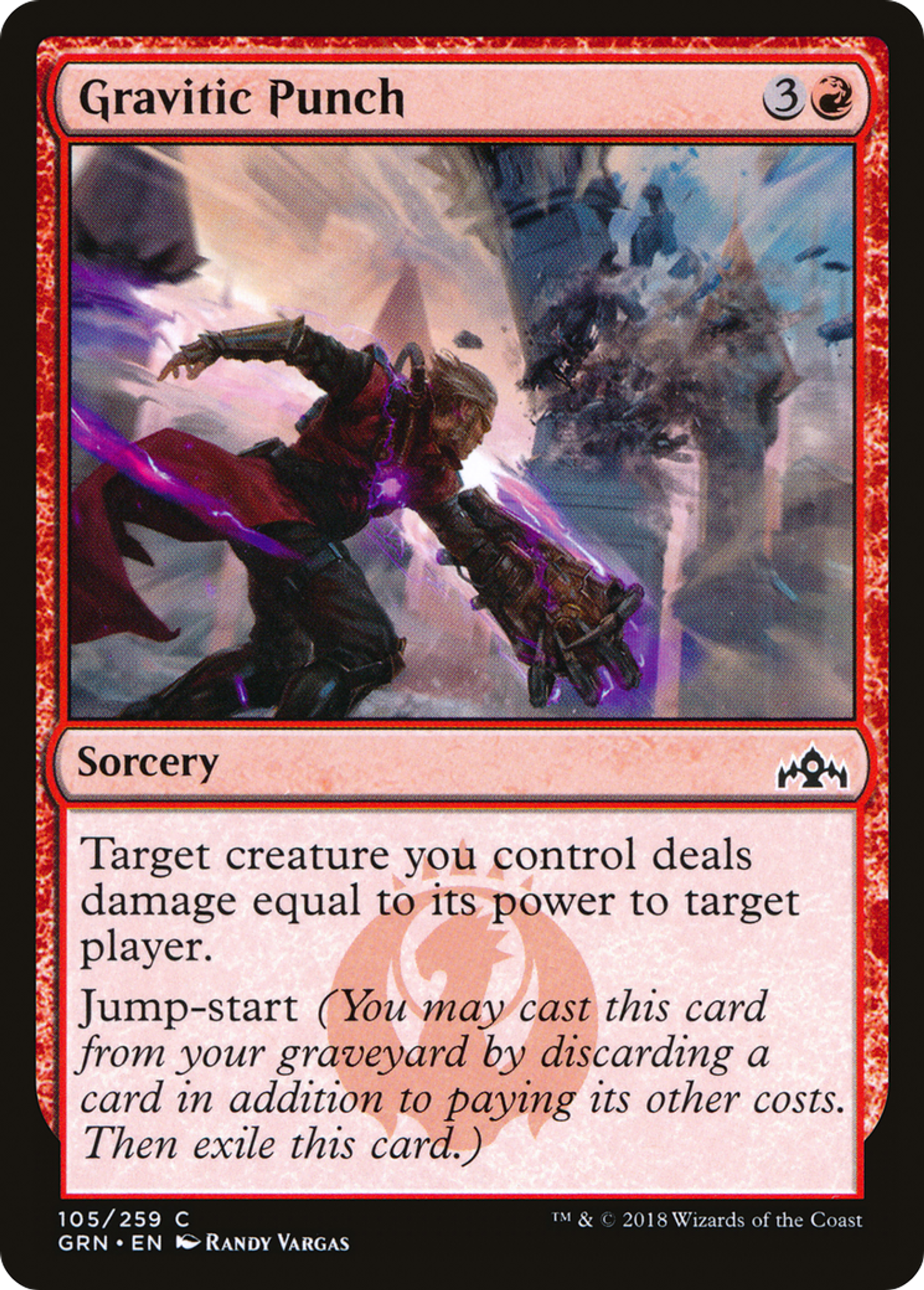 Coup de poing gravitique — Guilds of Ravnica — Magic: The Gathering