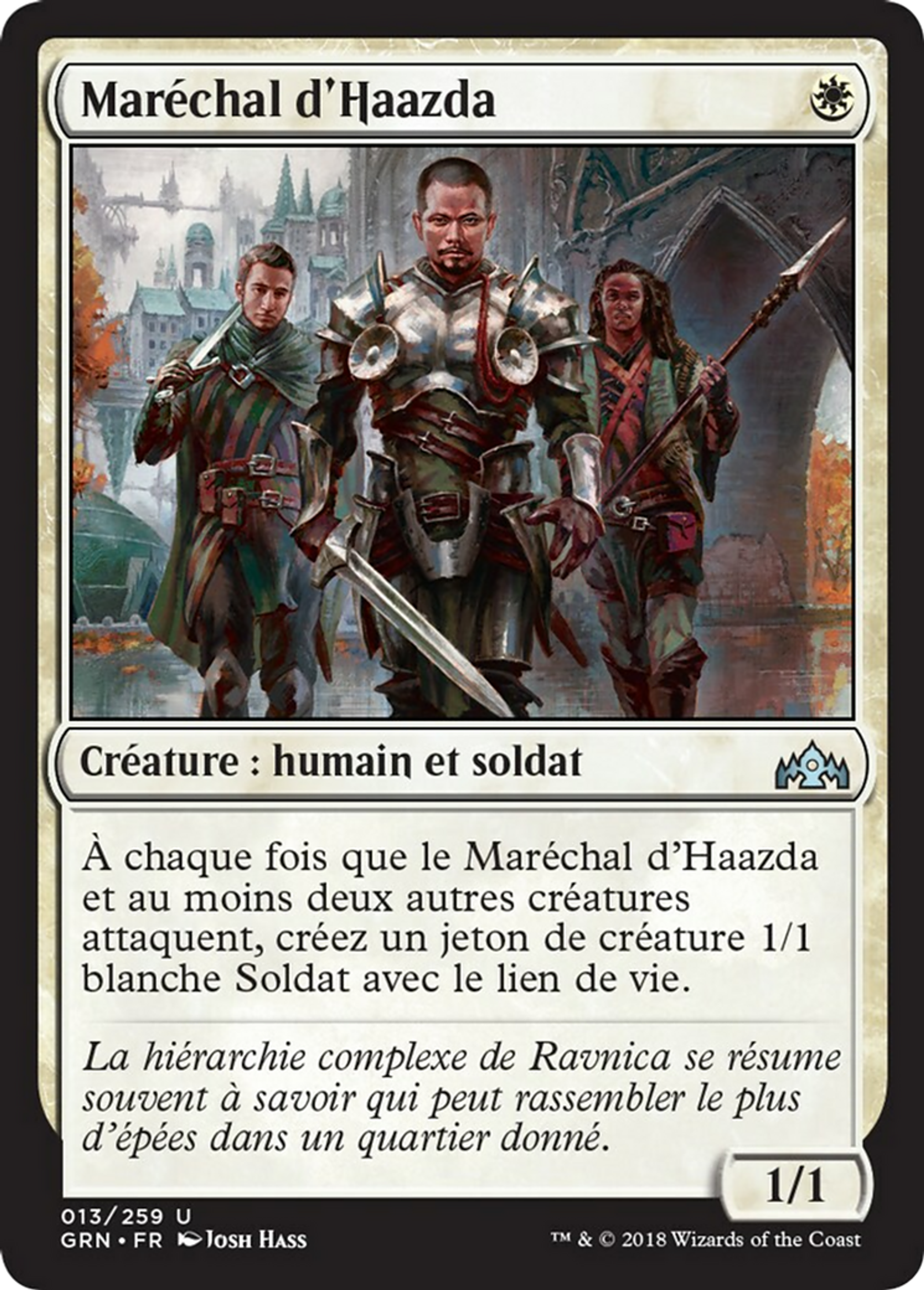 Maréchal d'Haazda — Guilds of Ravnica — Magic: The Gathering