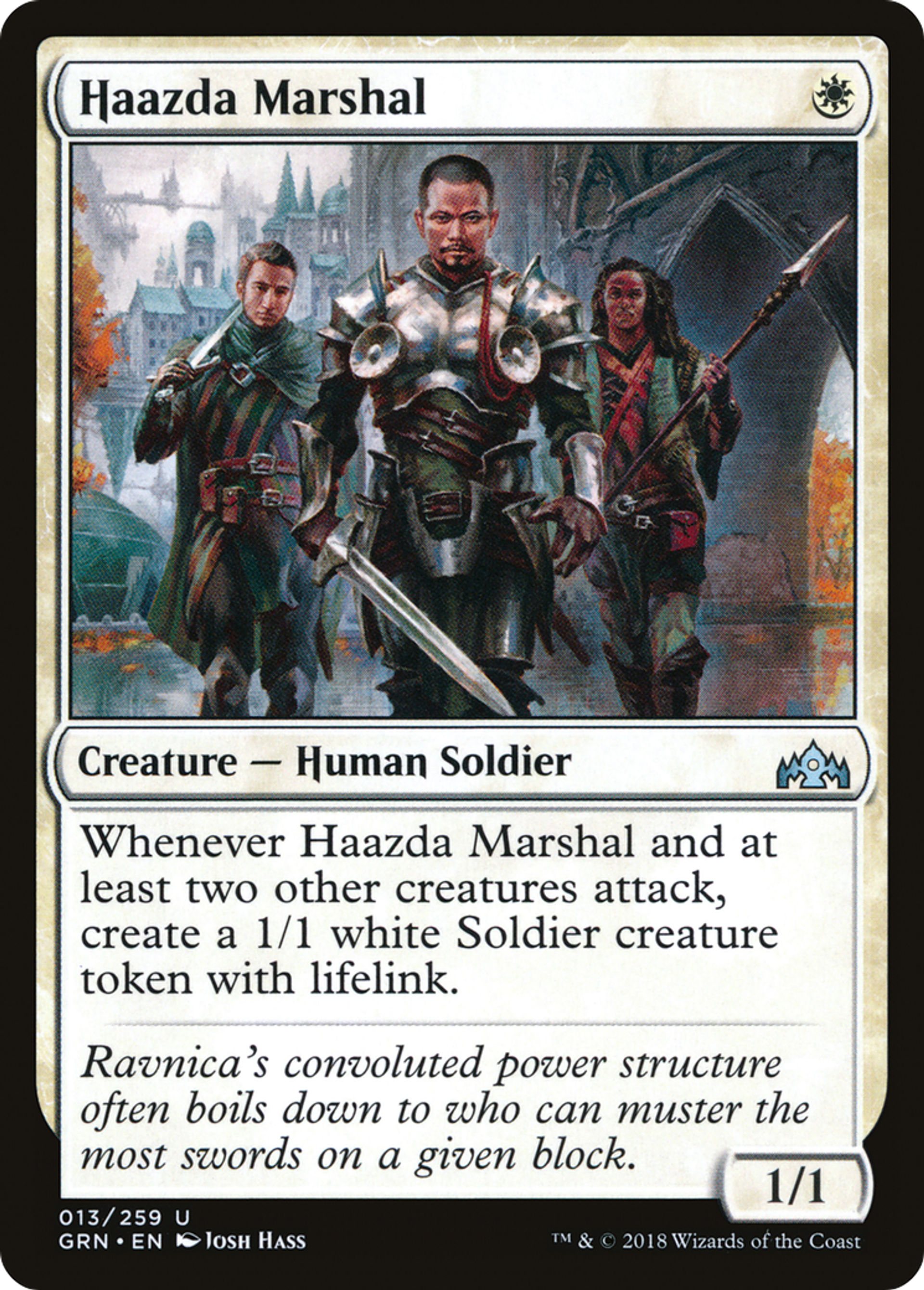 Maréchal d'Haazda — Guilds of Ravnica — Magic: The Gathering