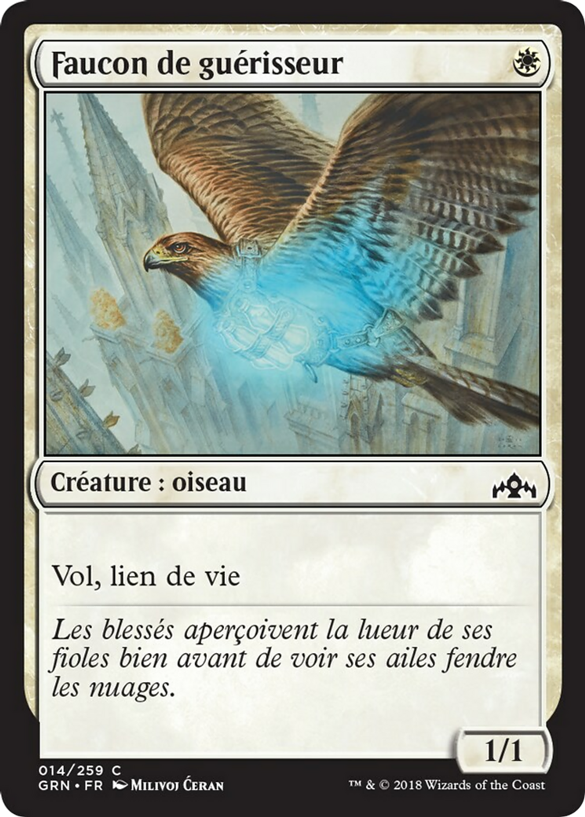 Faucon de guérisseur — Guilds of Ravnica — Magic: The Gathering