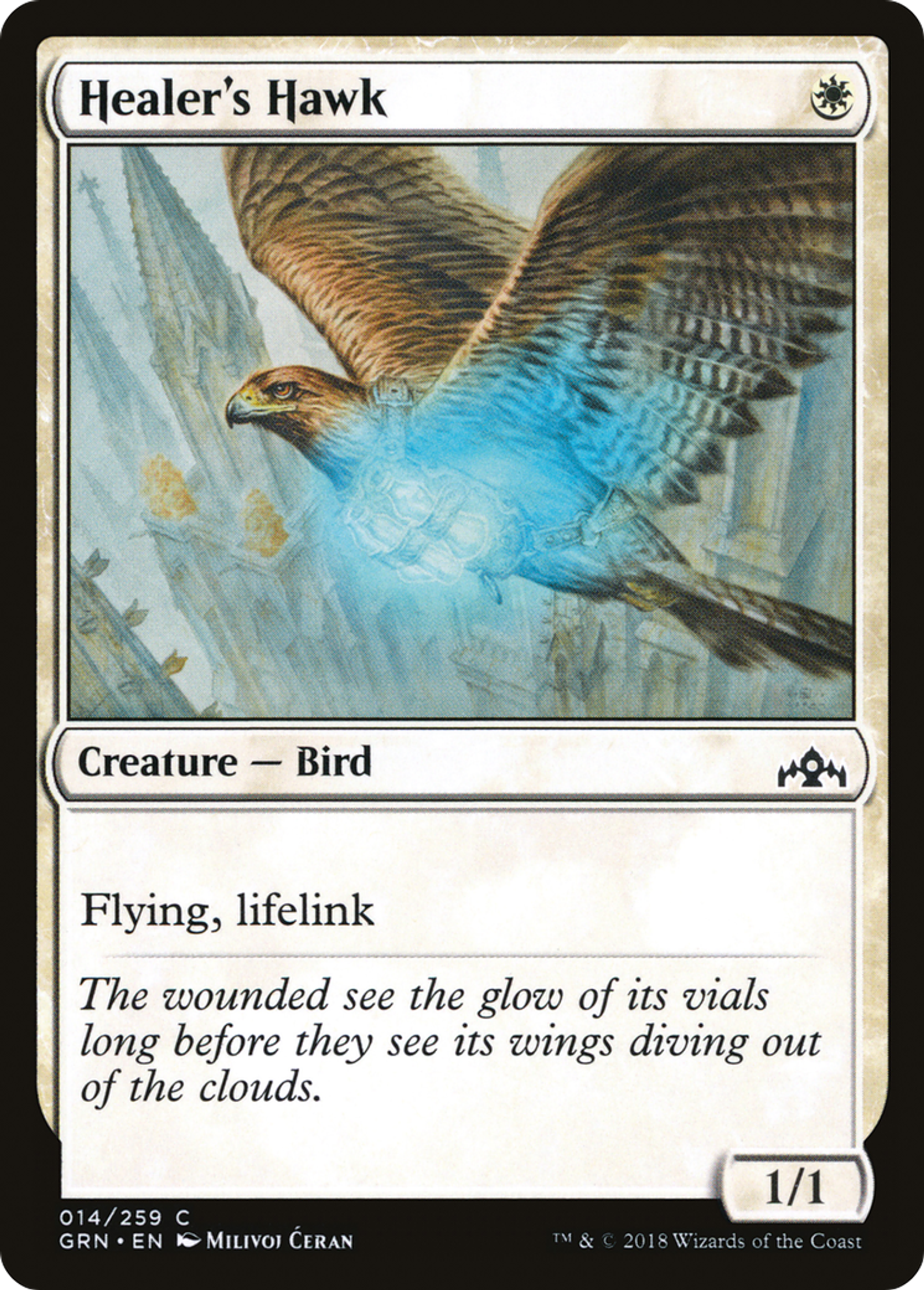 Healer's Hawk — Guilds of Ravnica — Magic: The Gathering