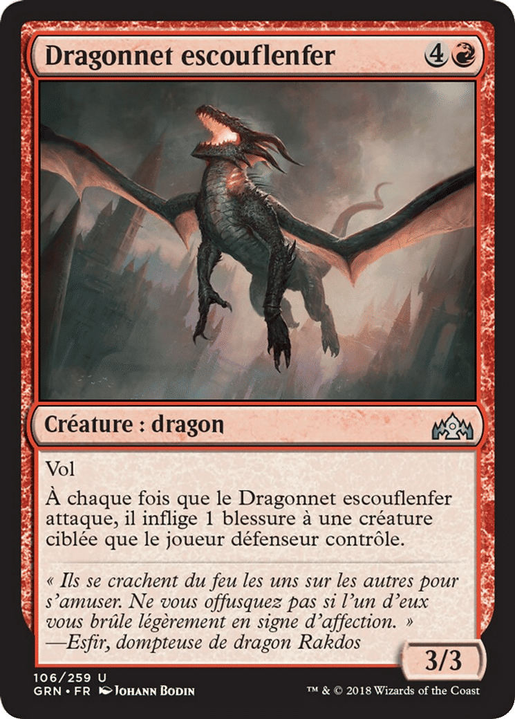 Dragonnet escouflenfer — Guilds of Ravnica — Magic: The Gathering