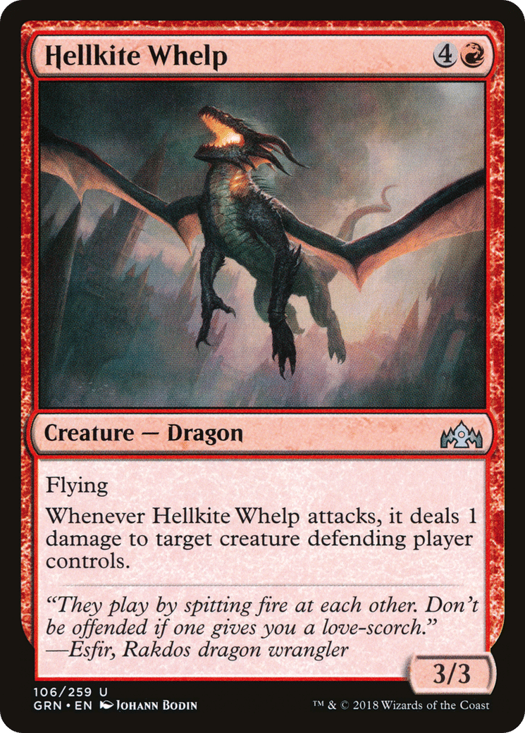 Hellkite Whelp — Guilds of Ravnica — Magic: The Gathering