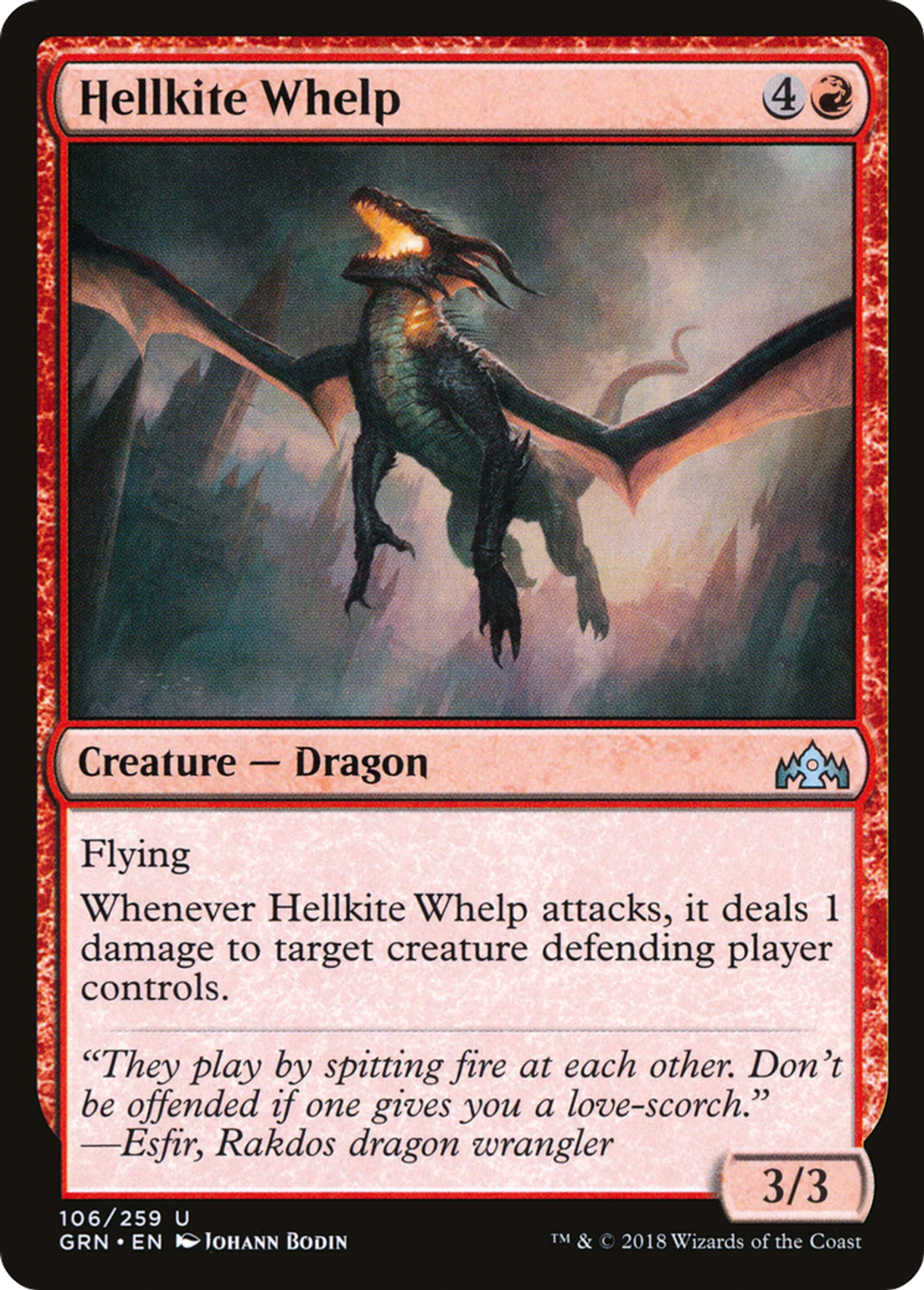 Hellkite Whelp — Guilds of Ravnica — Magic: The Gathering