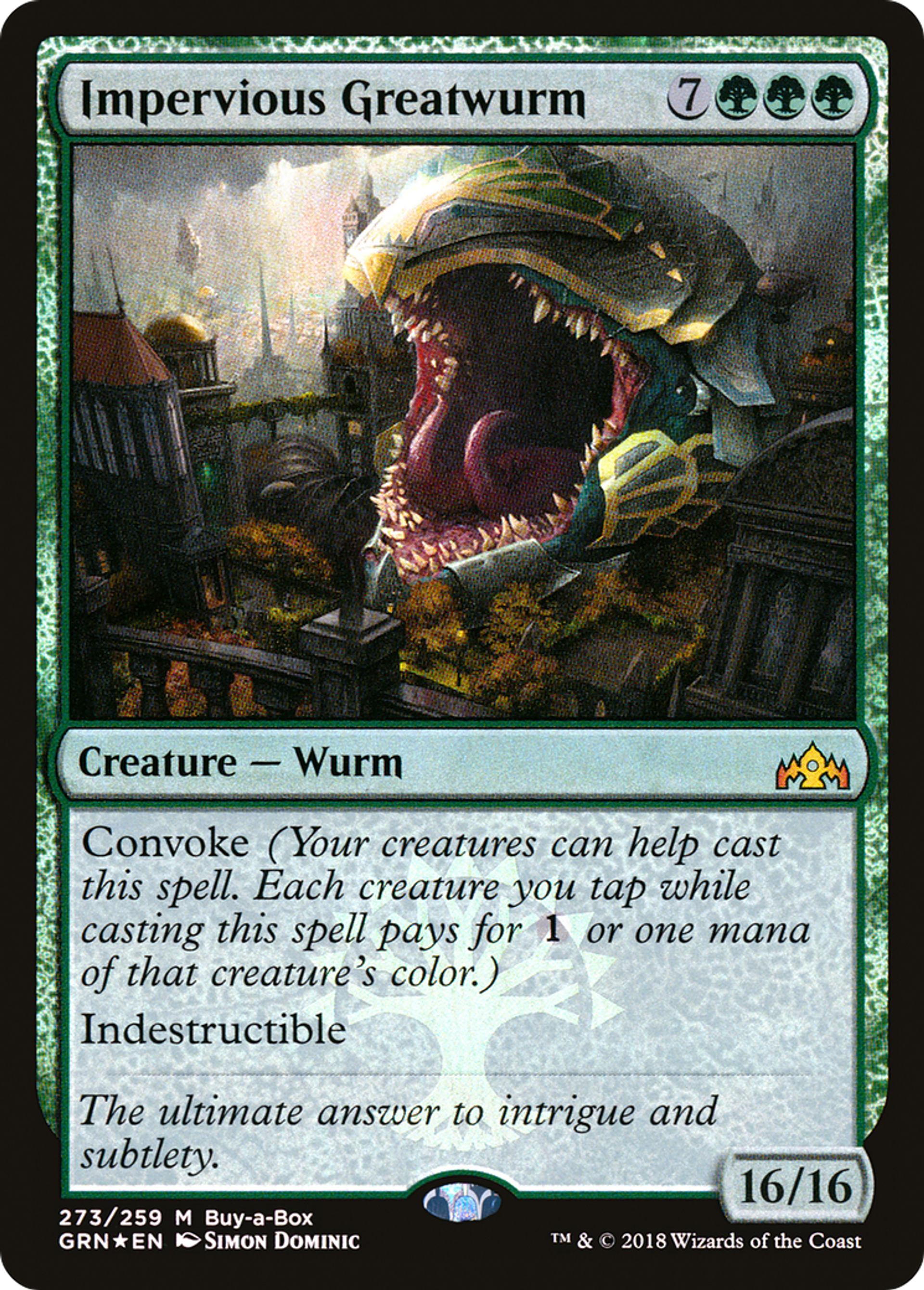 Grande guivre intouchable — Guilds of Ravnica — Magic: The Gathering
