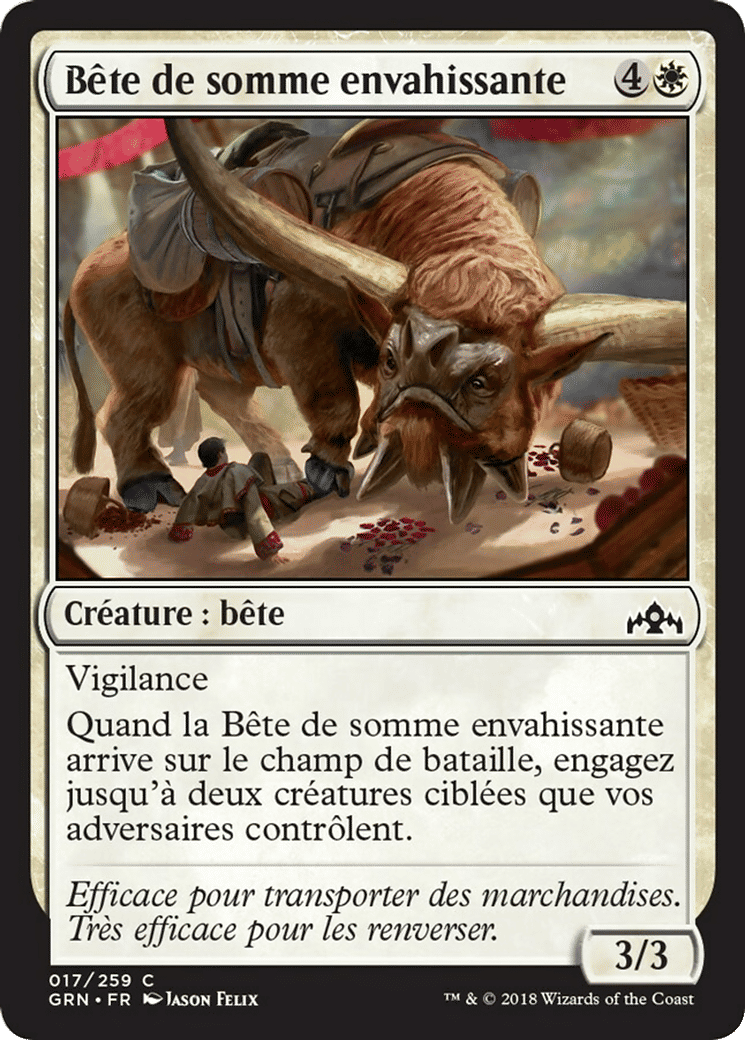 Bête de somme envahissante — Guilds of Ravnica — Magic: The Gathering
