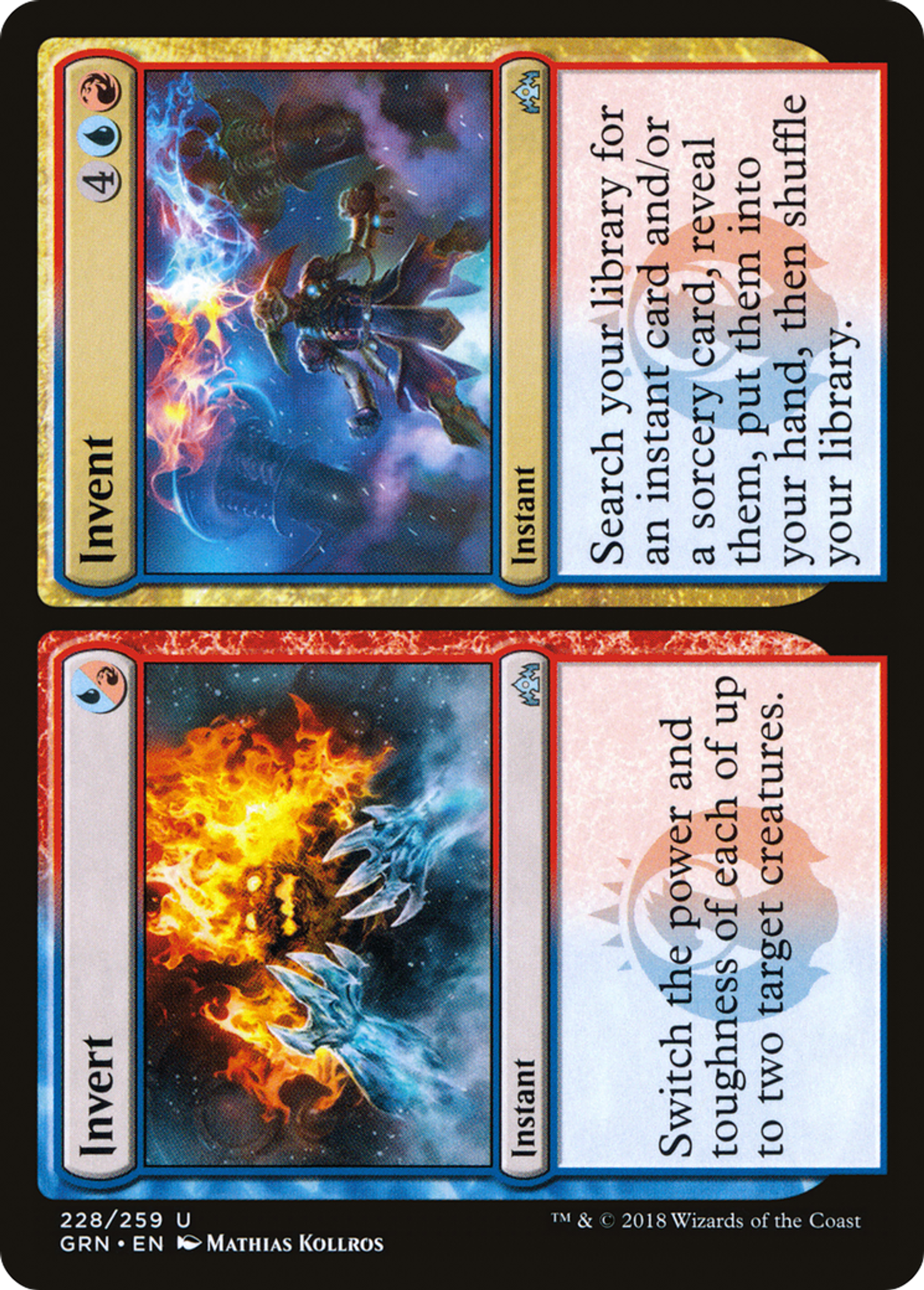 Inversion // Invention — Guilds of Ravnica — Magic: The Gathering