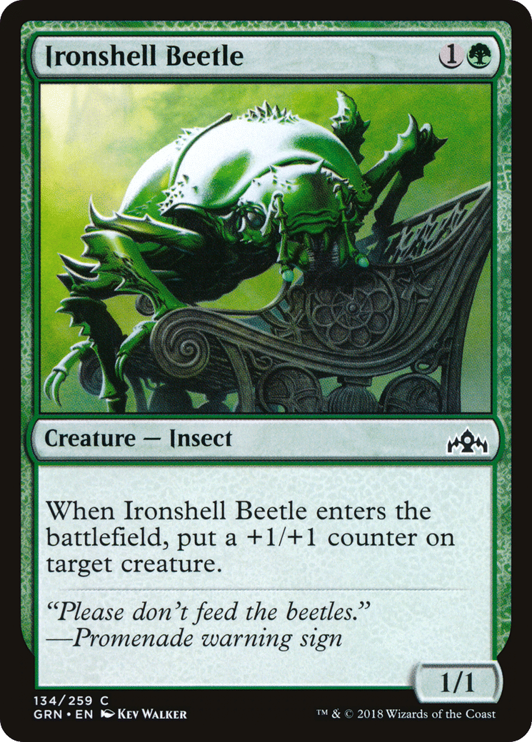 Ironshell Beetle — Guilds of Ravnica — Magic: The Gathering