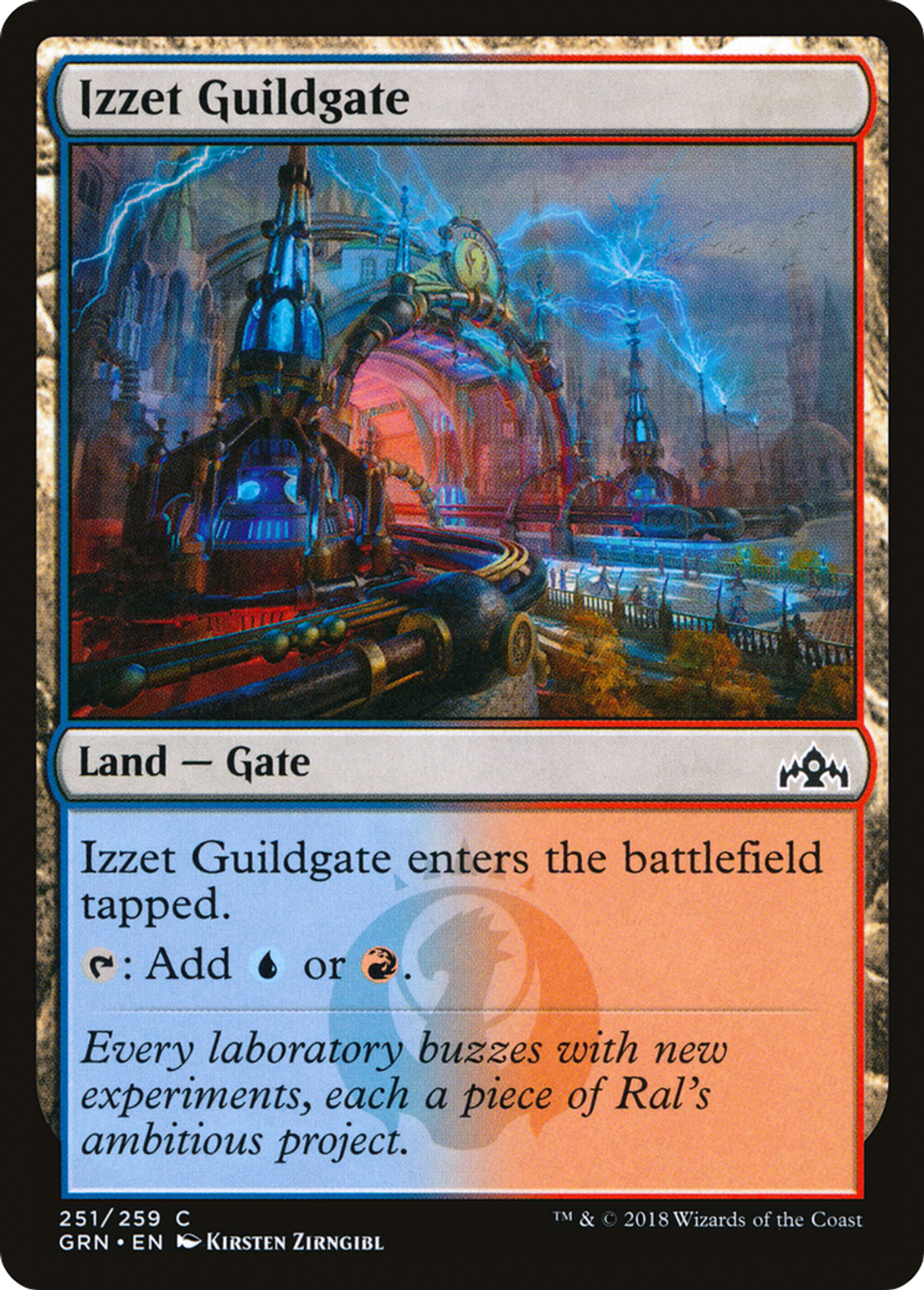 Porte de la guilde d'Izzet — Guilds of Ravnica — Magic: The Gathering