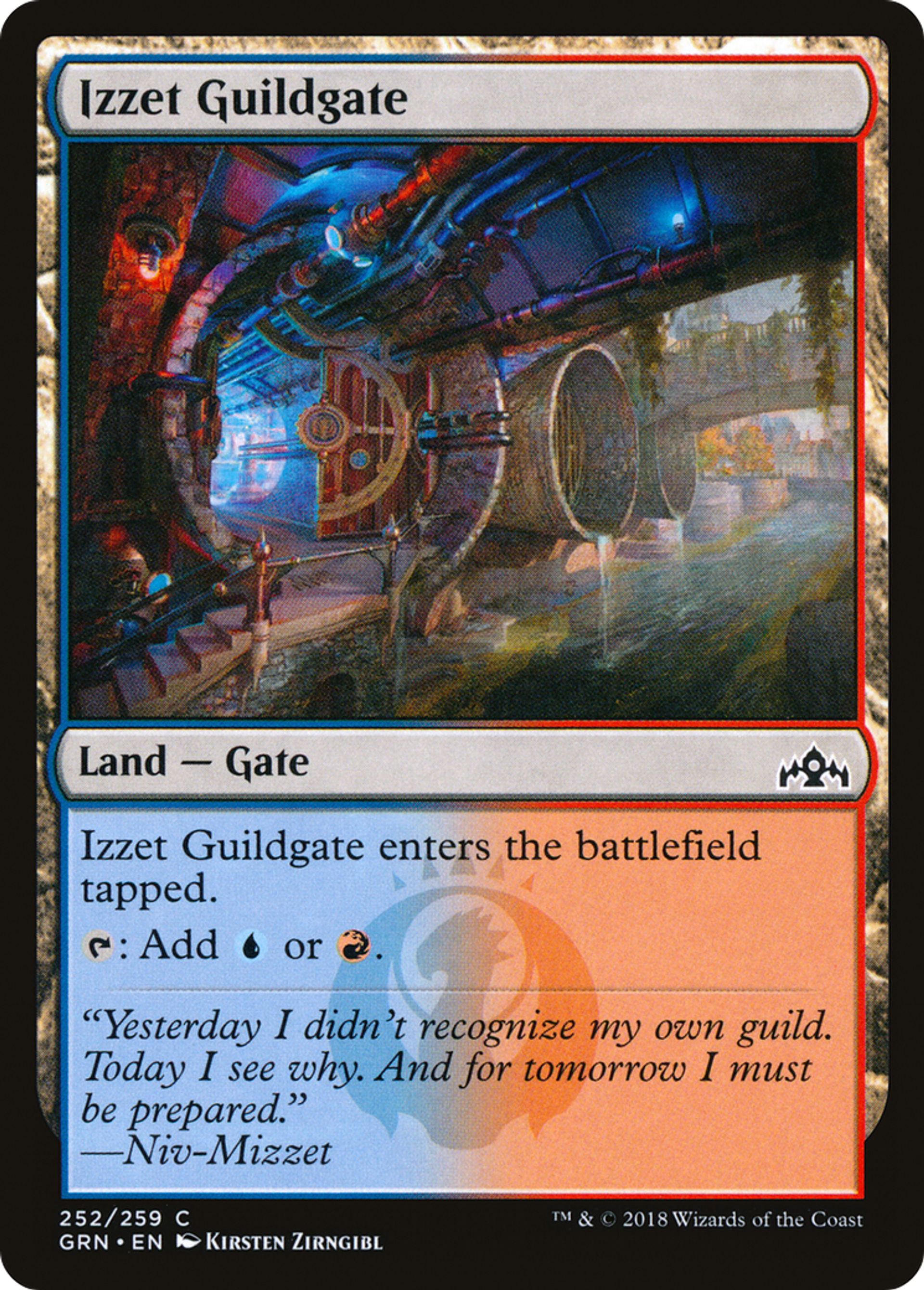 Porte de la guilde d'Izzet — Guilds of Ravnica — Magic: The Gathering