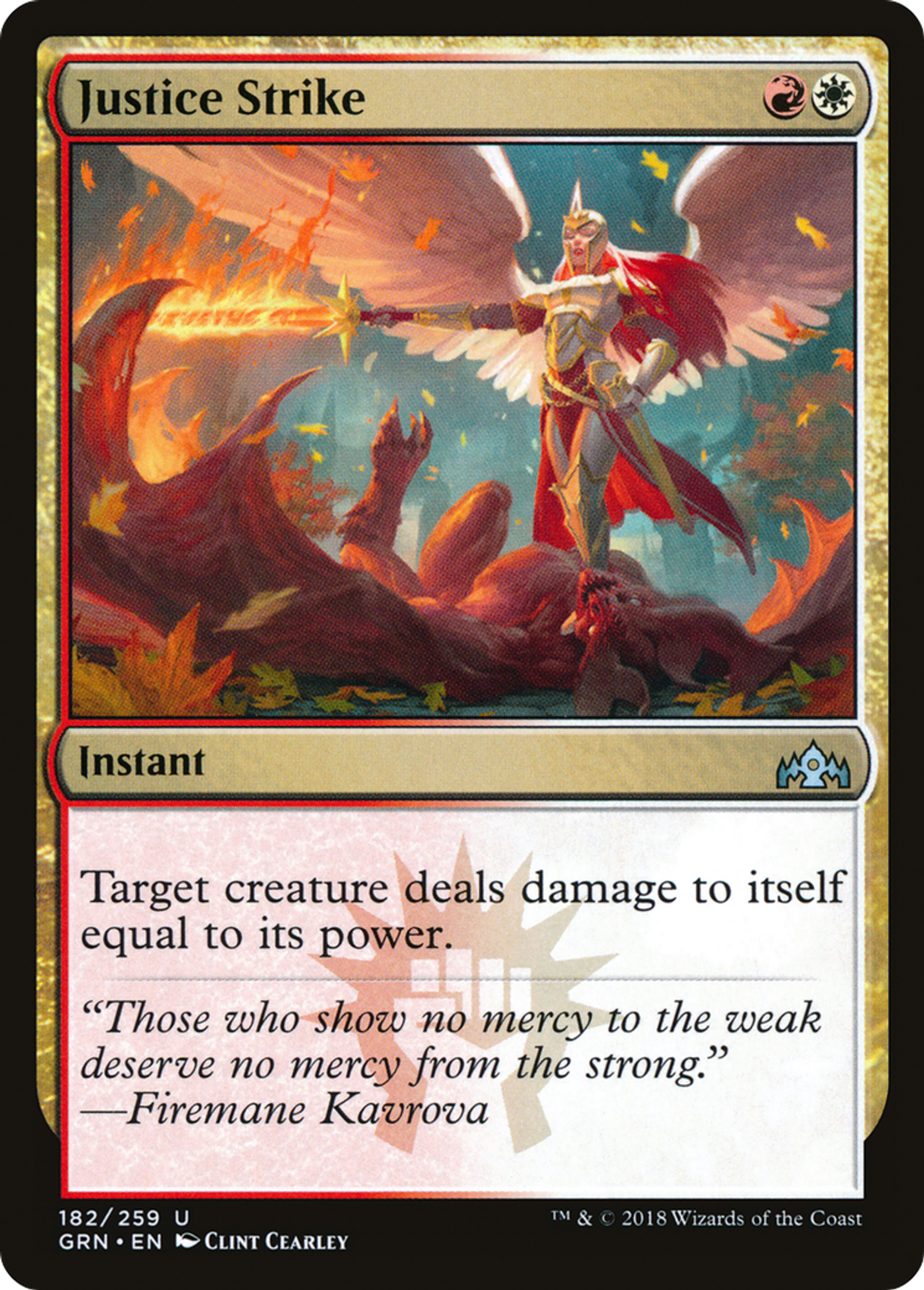 Frappe de la justice — Guilds of Ravnica — Magic: The Gathering
