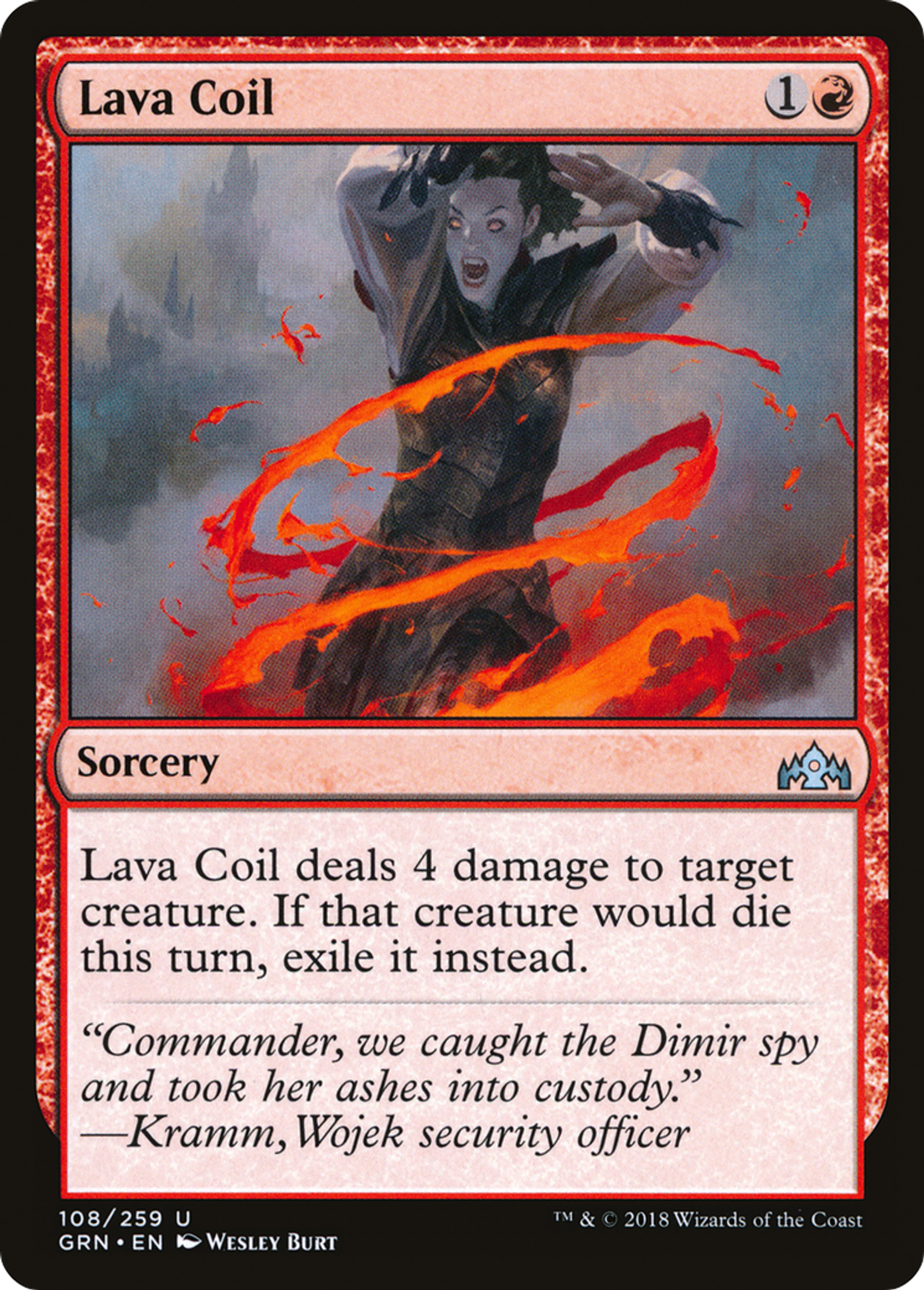 Étreinte de lave — Guilds of Ravnica — Magic: The Gathering