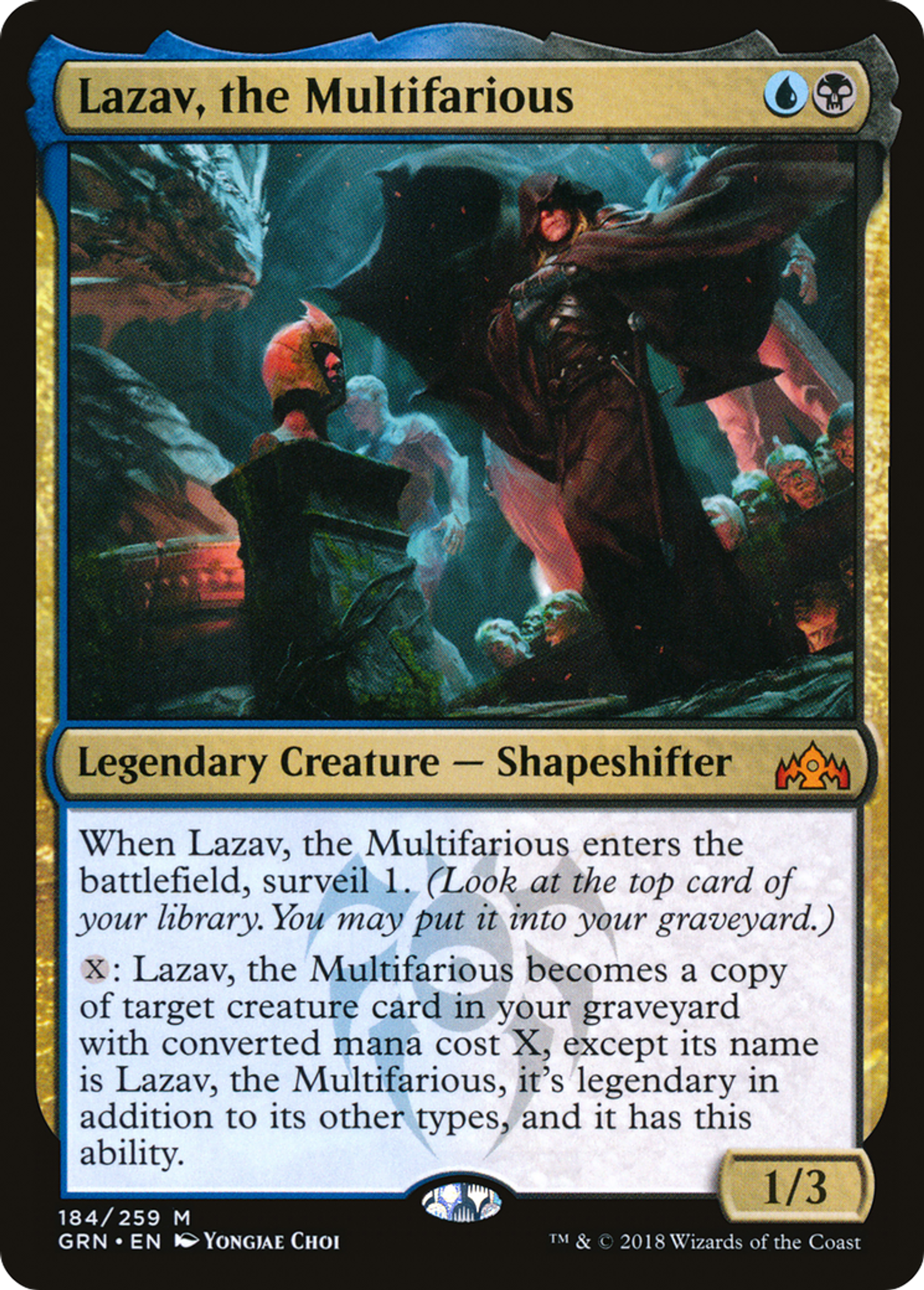 Lazav, l'Hétérogène — Guilds of Ravnica — Magic: The Gathering