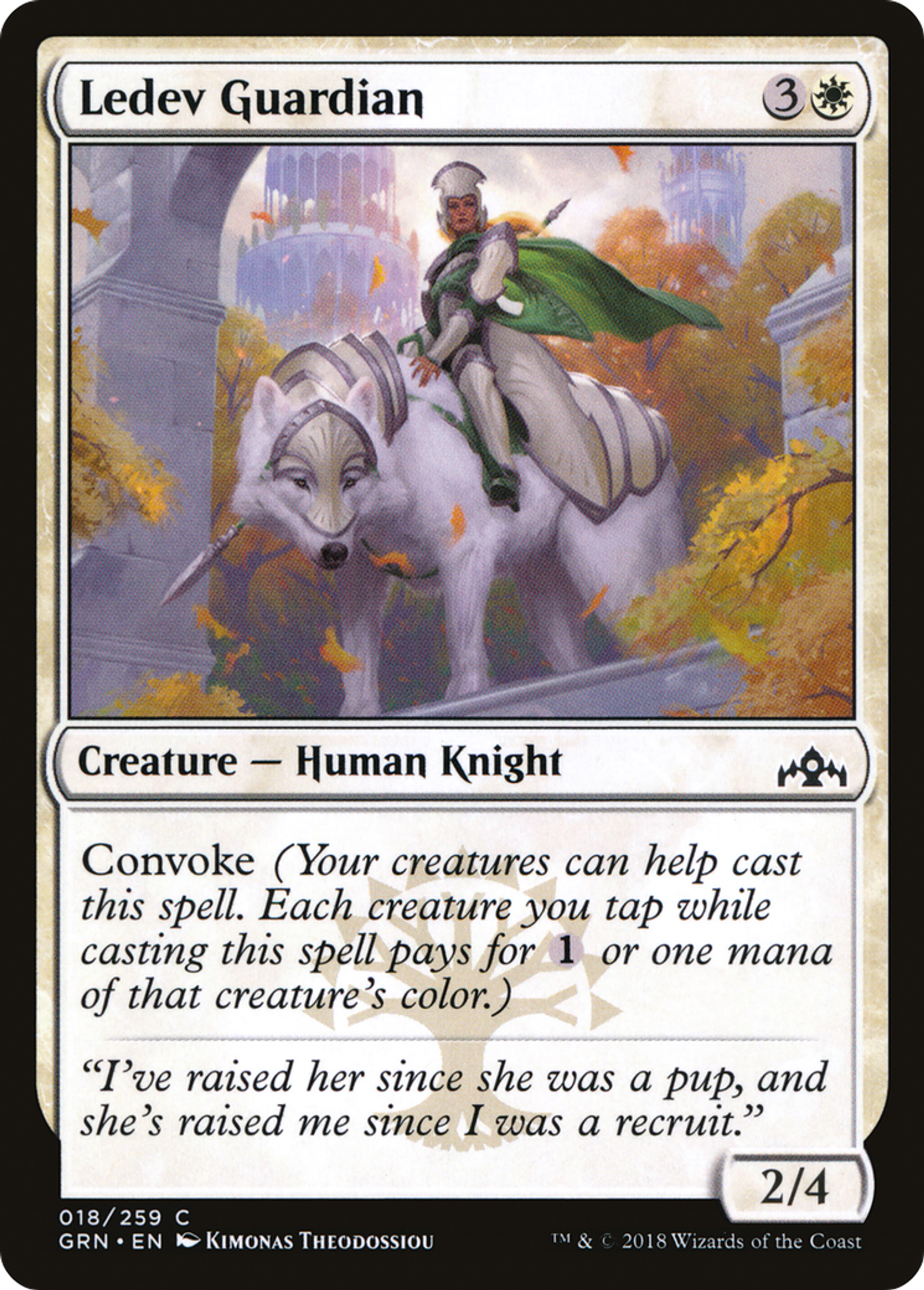 Ledev Guardian — Guilds of Ravnica — Magic: The Gathering