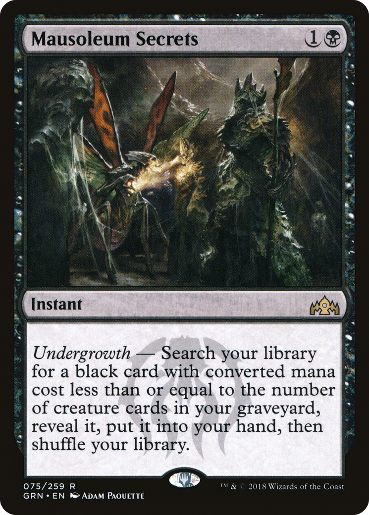 Mausoleum Secrets — Guilds of Ravnica — Magic: The Gathering