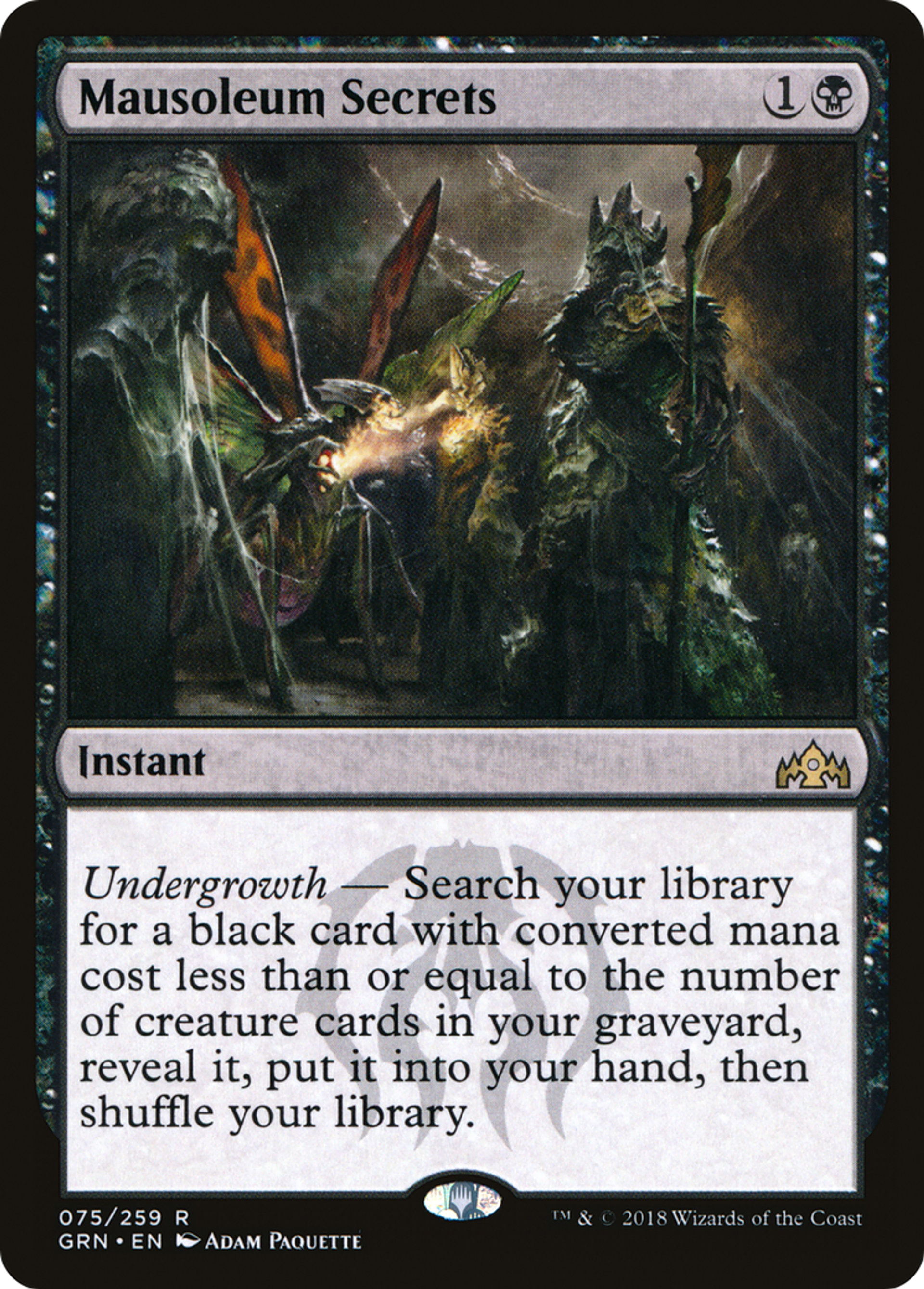 Mausoleum Secrets — Guilds of Ravnica — Magic: The Gathering