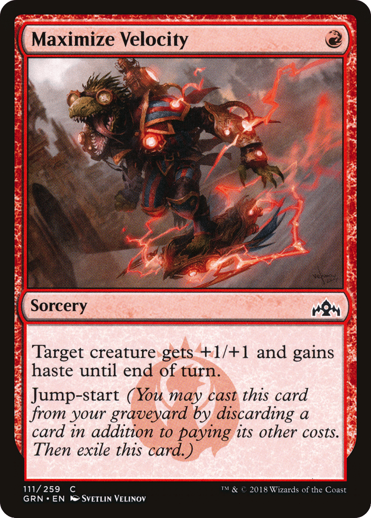 Maximize Velocity — Guilds of Ravnica — Magic: The Gathering
