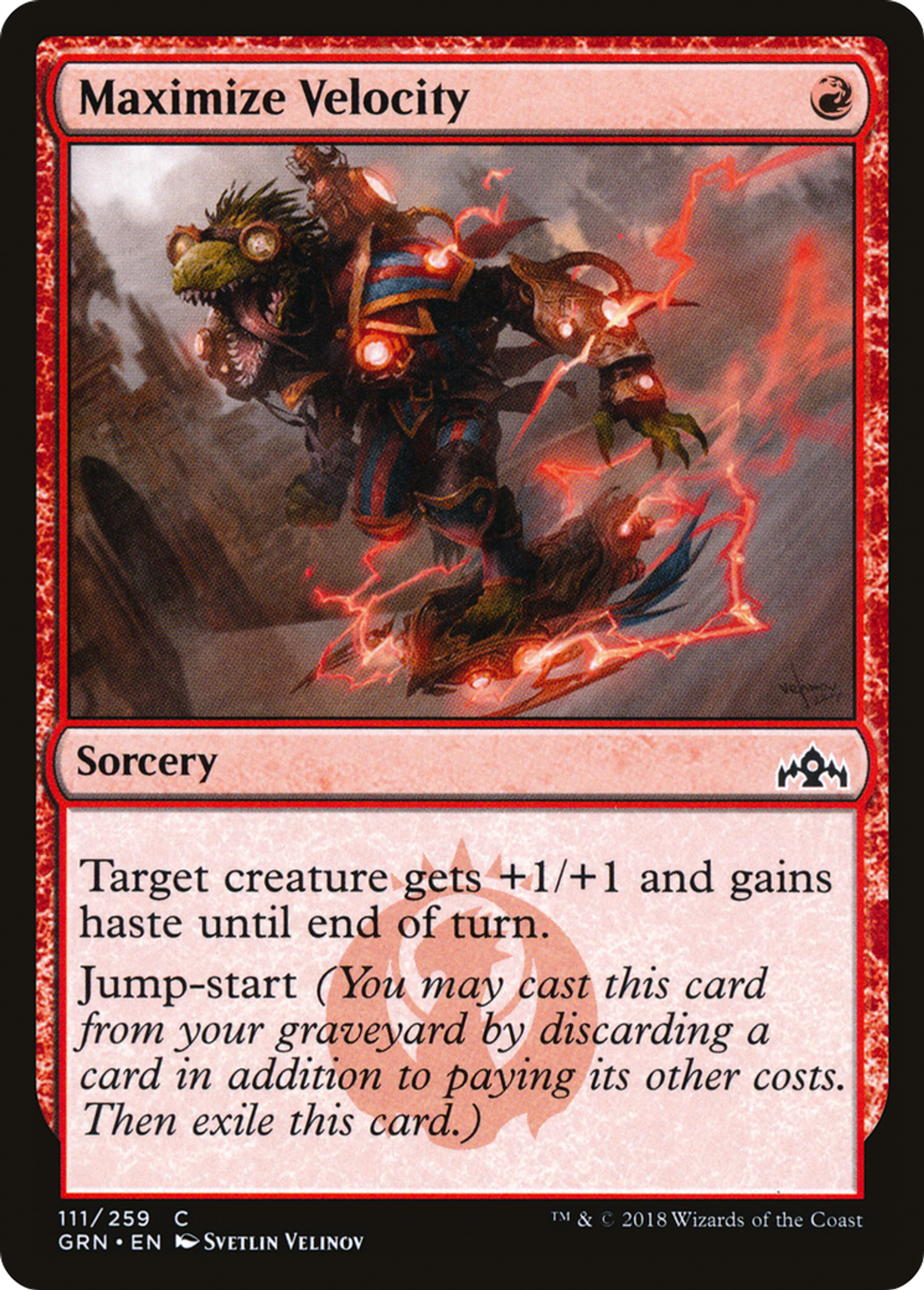 Optimisation de la vélocité — Guilds of Ravnica — Magic: The Gathering