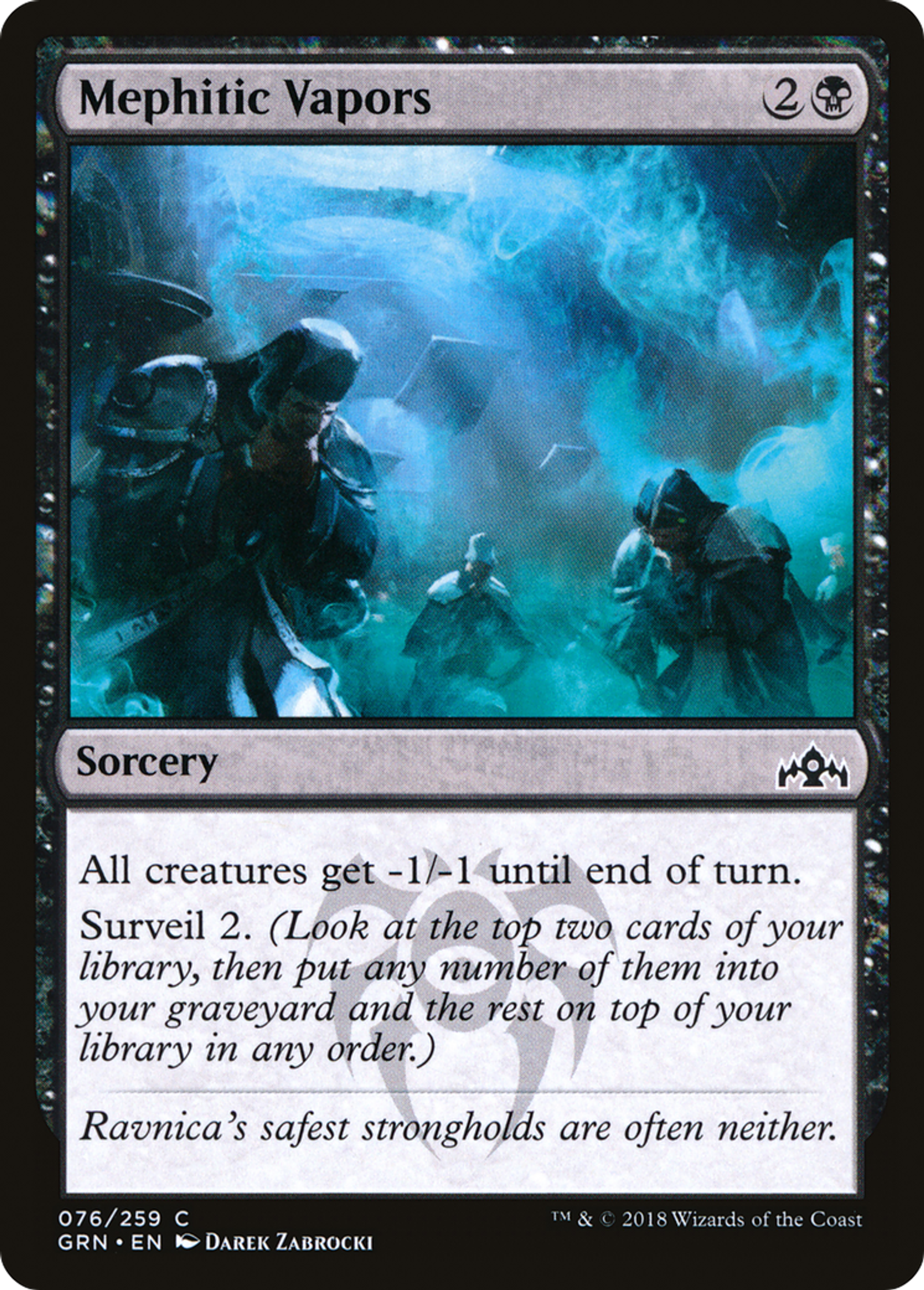 Vapeurs méphitiques — Guilds of Ravnica — Magic: The Gathering