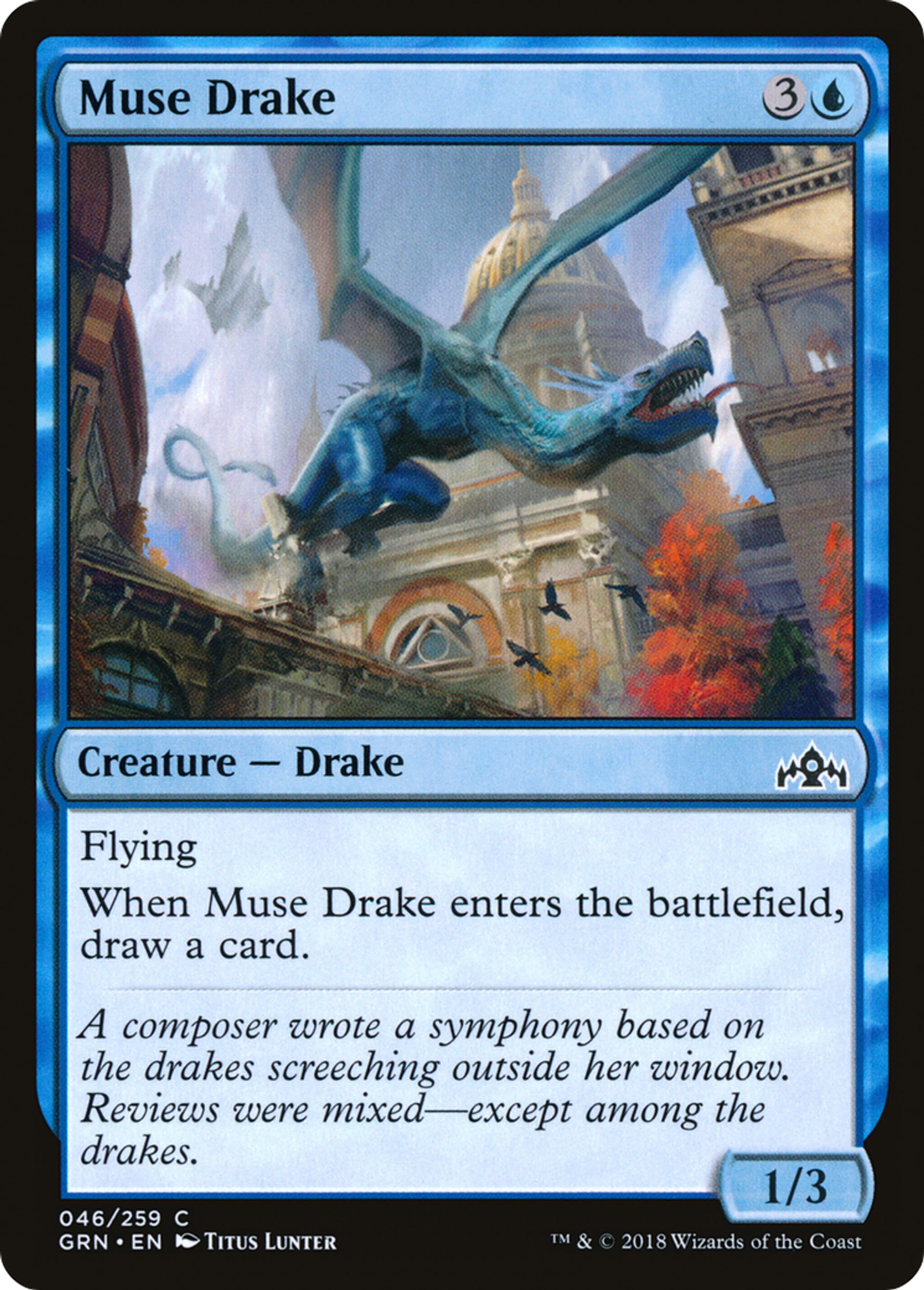Drakôn muse — Guilds of Ravnica — Magic: The Gathering
